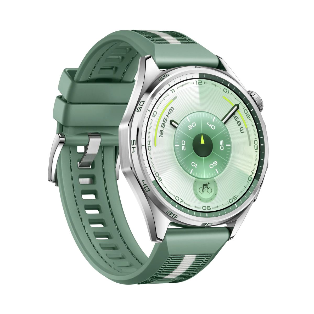 HUAWEI 55020FTV Watch GT 6 Smartwatch 46 mm, Πράσινο Υφασμάτινο Λουράκι | Huawei| Image 3