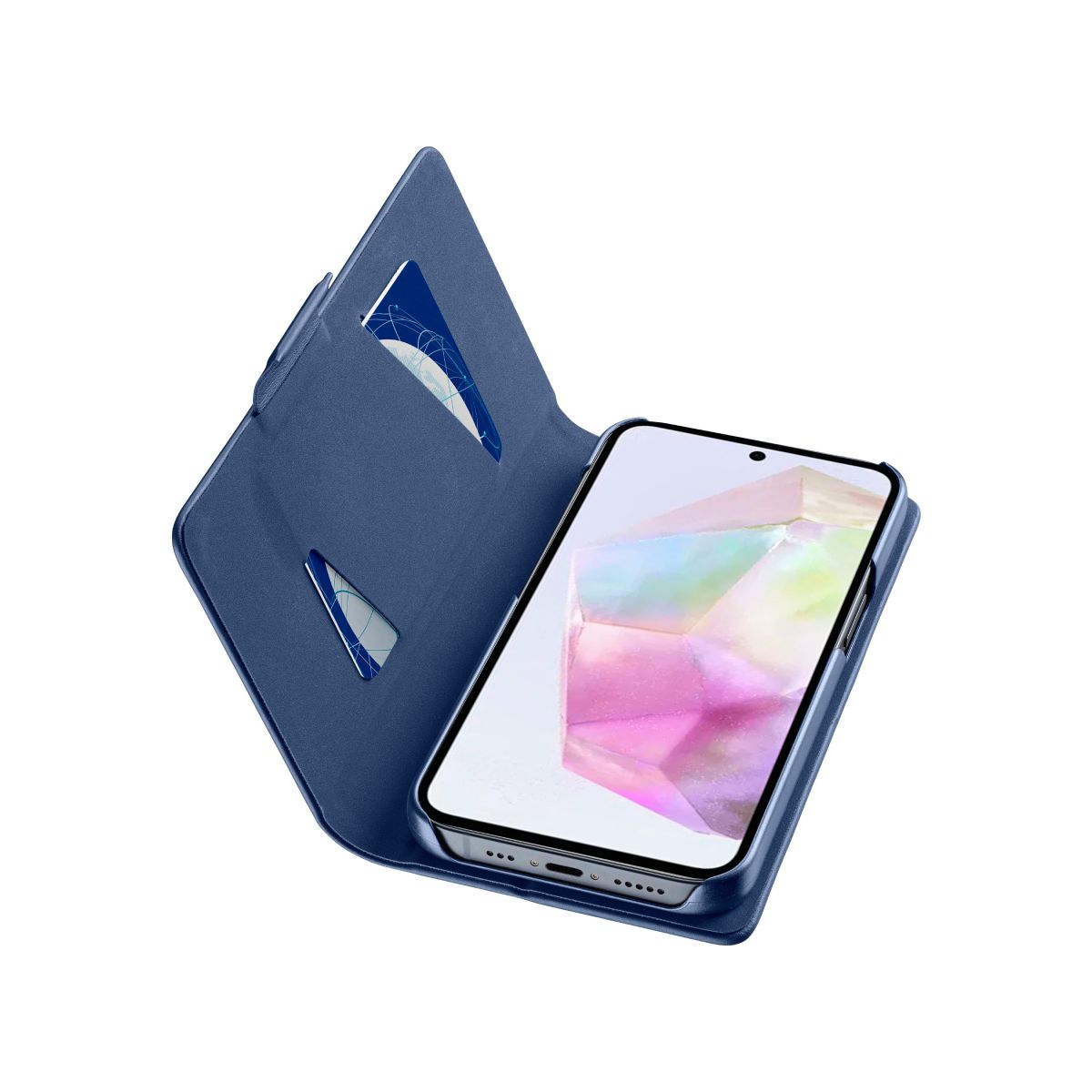 CELLULAR LINE Book Case Προστατευτική Θήκη για Samsung Galaxy A36 & A56 Smartphones, Μπλε | Cellular-line| Image 2