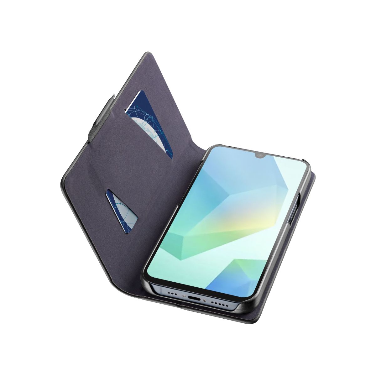CELLULAR LINE Book Case Προστατευτική Θήκη για Samsung Galaxy A17 & A17 5G Smartphone, Μαύρο  | Cellular-line| Image 2