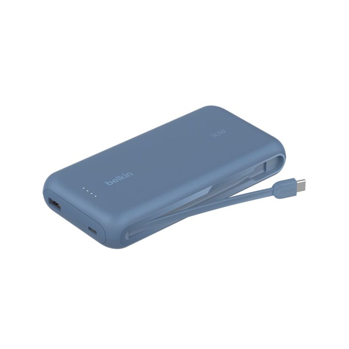 Belkin Power Bank/Φορητή Μπαταρία 20.000 mAh με Ενσωματωμένο Καλώδιο USB-C και Ταχεία Φόρτιση Power Delivery, Μπλε  | Belkin| Image 2