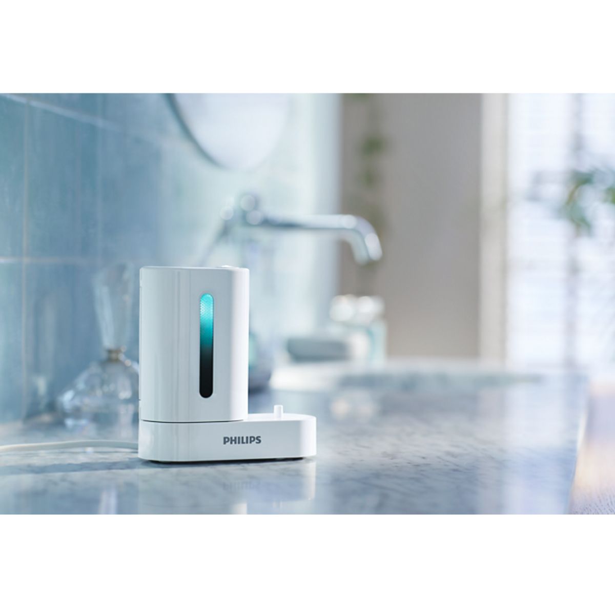 PHILIPS HX6907/01 Αποστειρωτής Κεφαλών Οδοντόβουρτσας με UV, Άσπρο | Philips| Image 3