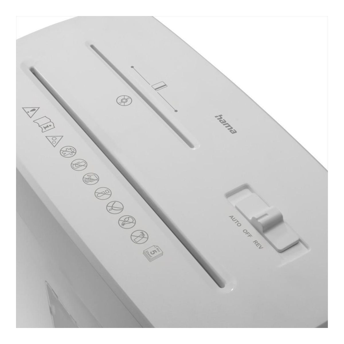 HAMA 00050588 Καταστροφέας Εγγράφων Prime M50CD-W, Άσπρο | Hama| Image 3
