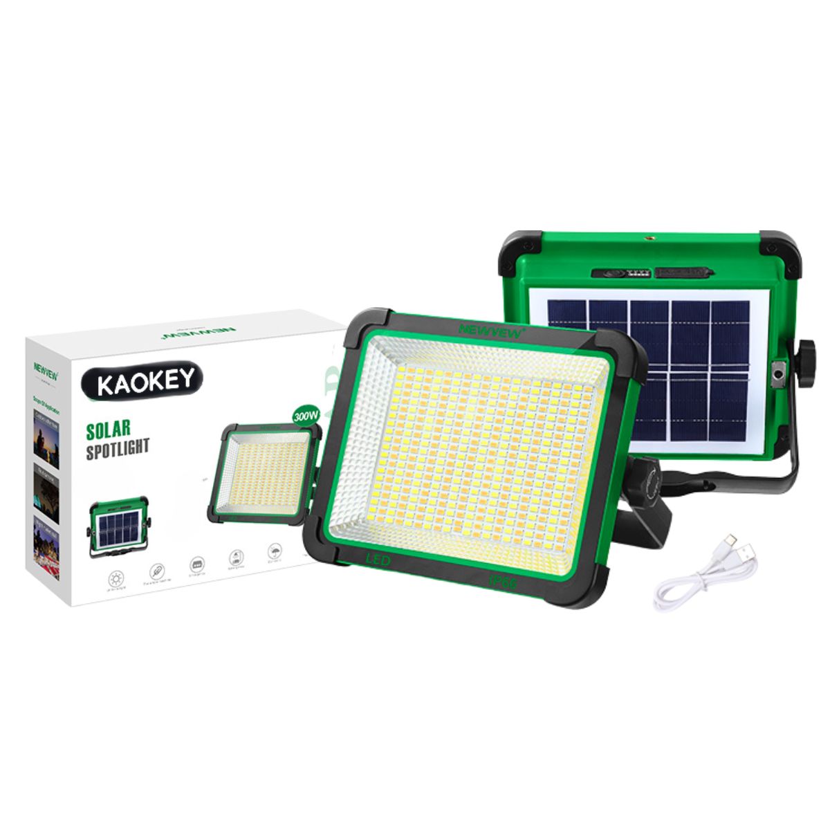 Image of suggested product: KAOKEY YM-S4 Ηλιακός Επαναφορτιζόμενος Προβολέας LED 6.5W