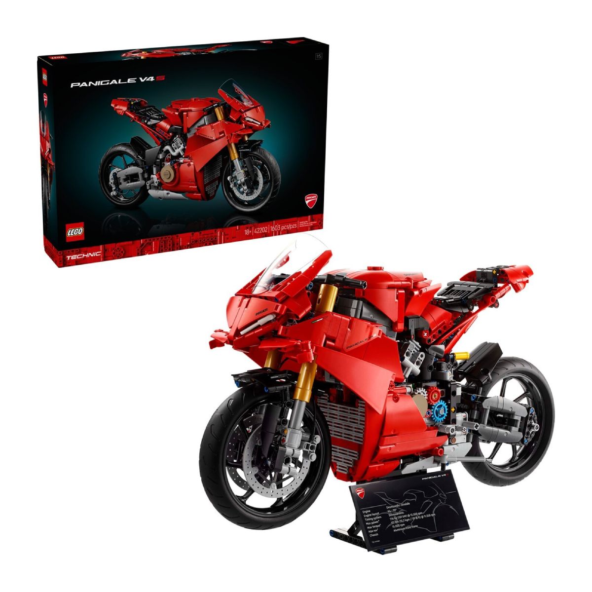 LEGO® 104788 Technic Ducati Panigale V4 S Μοτοσυκλέτα | Lego| Image 2
