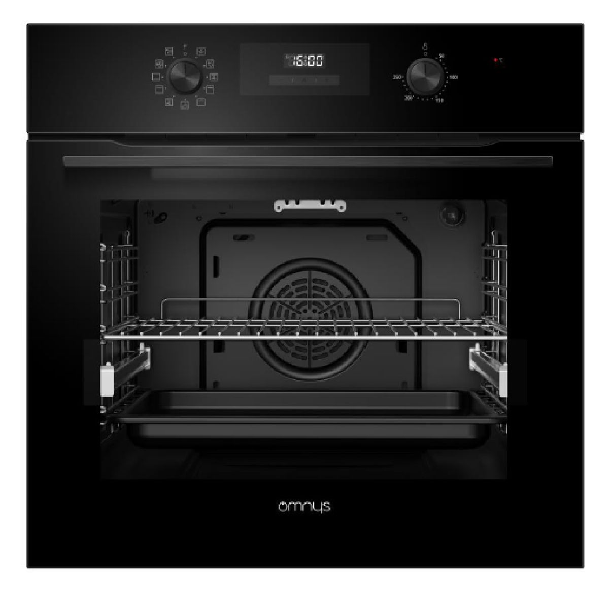 Image of suggested product: OMNYS OV7011DPBL Εντοιχιζόμενος Φούρνος 70Lt, Μαύρο Γυαλί 