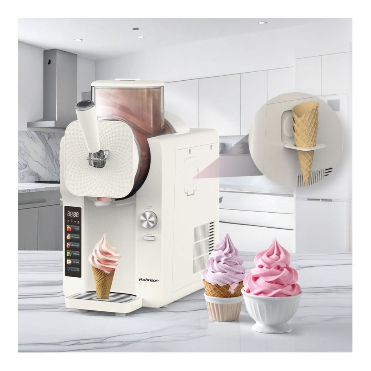 ROHNSON R-5650 Soft n Serve Παγωτομηχανή  | Rohnson| Image 9