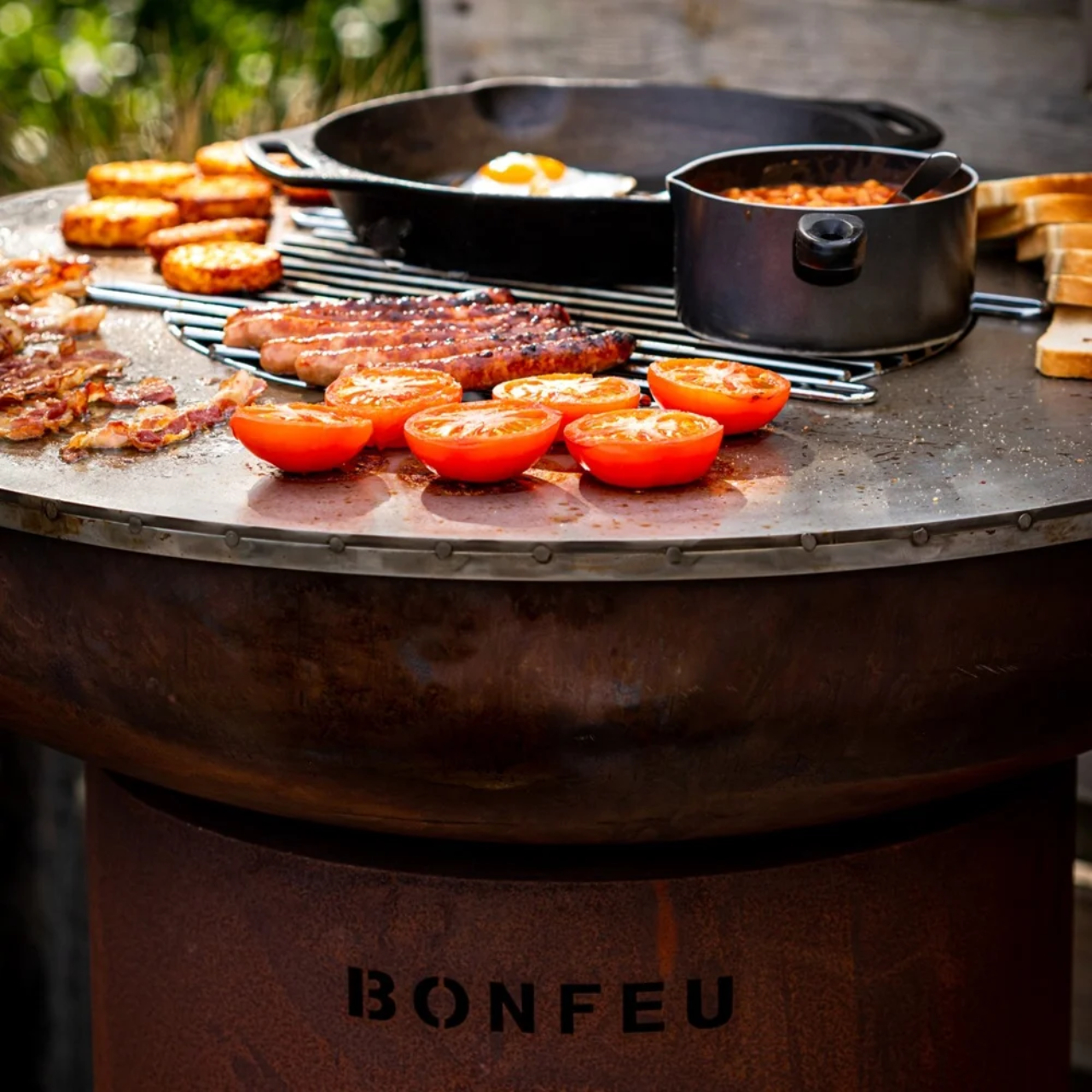 BONFEU BonBiza 8001R Ψησταριά Plancha, Ατσάλι Corten | Bonfeu| Image 3