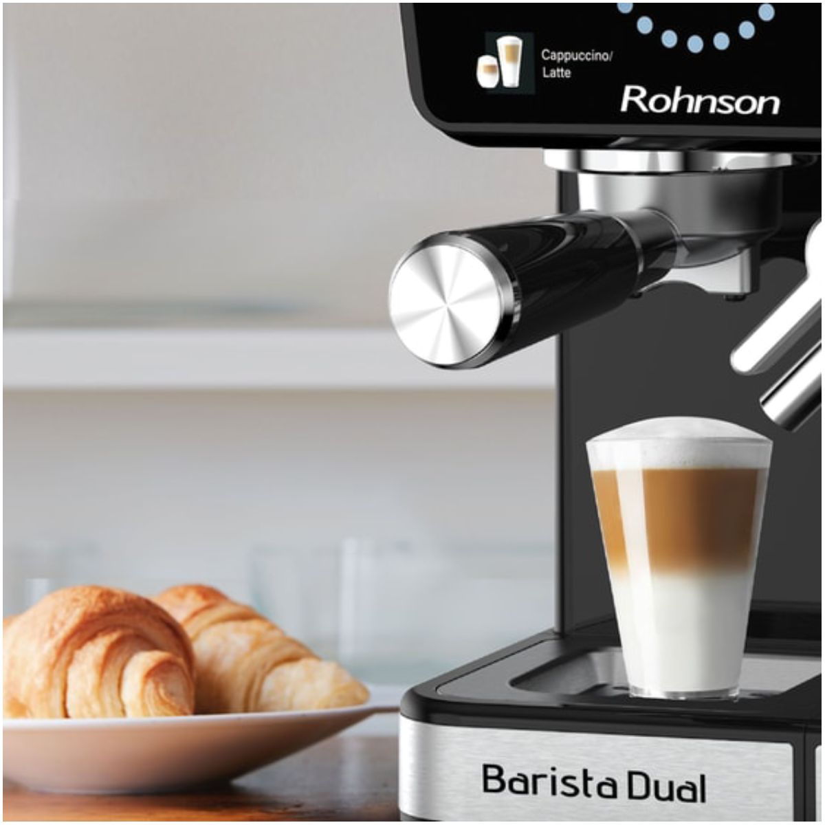 ROHNSON R-98082 Barista Dual Hot & Cold Μηχανή Εσπρέσσο, Μαύρο | Rohnson| Image 6