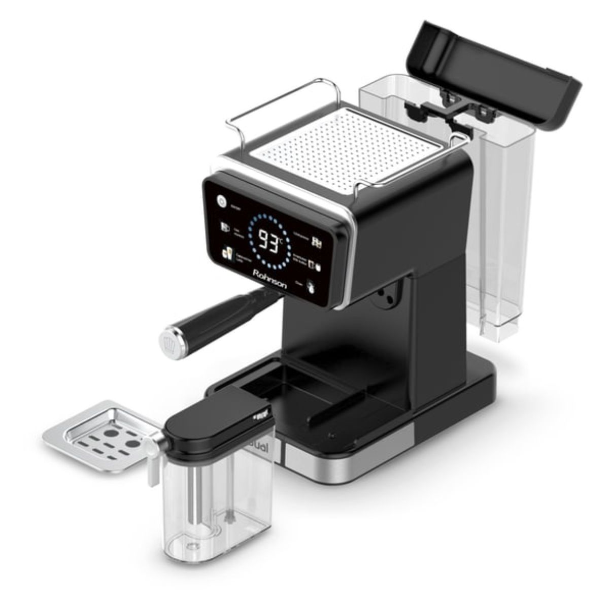 ROHNSON R-98082 Barista Dual Hot & Cold Μηχανή Εσπρέσσο, Μαύρο | Rohnson| Image 5