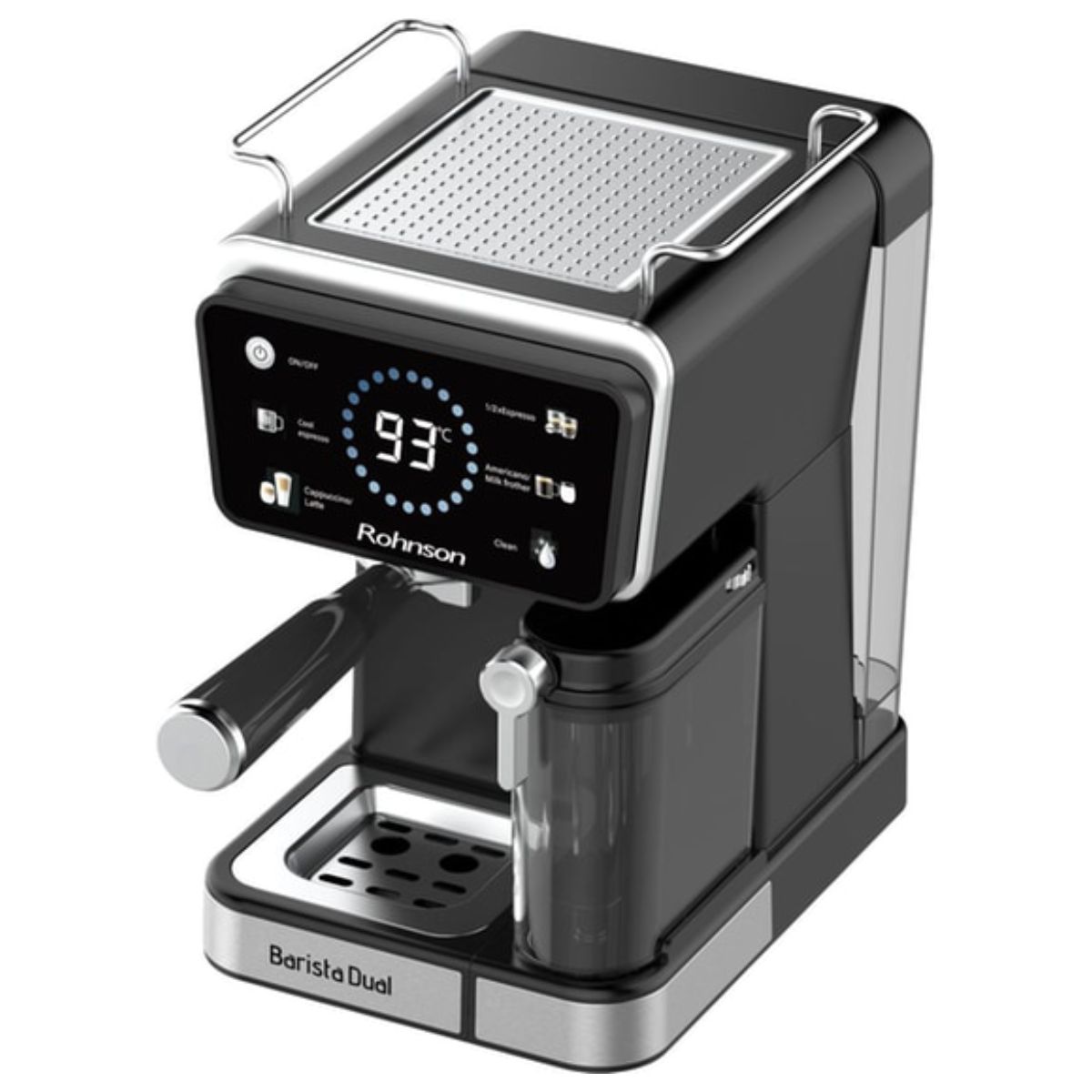 ROHNSON R-98082 Barista Dual Hot & Cold Μηχανή Εσπρέσσο, Μαύρο | Rohnson| Image 3