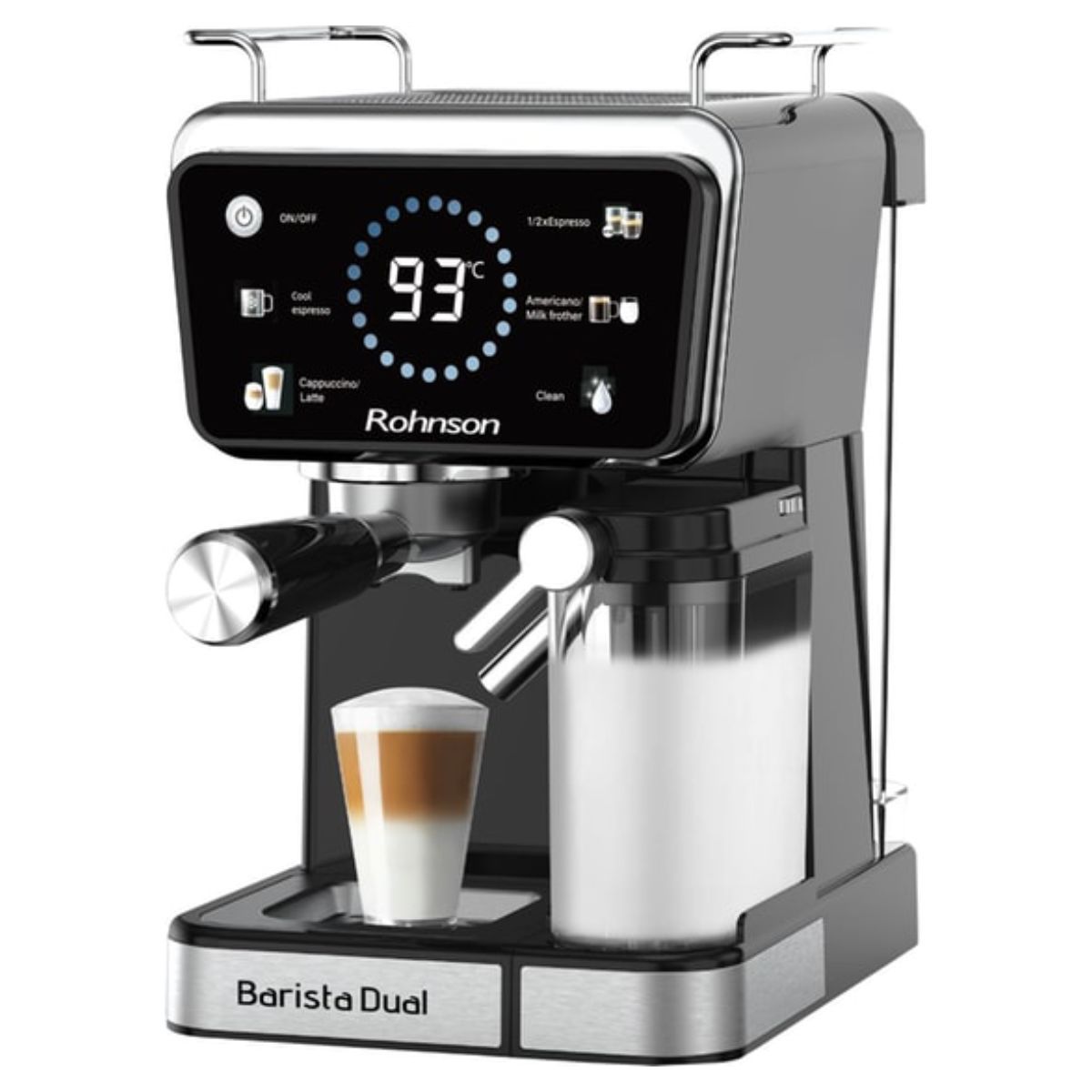 ROHNSON R-98082 Barista Dual Hot & Cold Μηχανή Εσπρέσσο, Μαύρο | Rohnson| Image 2