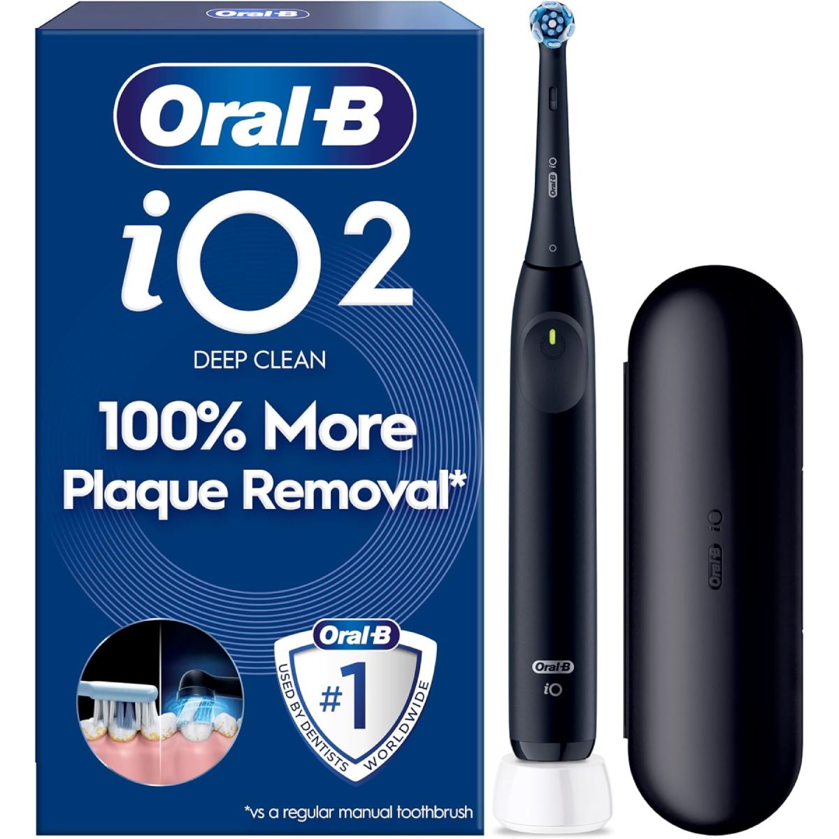 BRAUN Oral-B iO2 Night Black Ηλεκτρική Οδοντόβουρτσα  | Braun| Image 1