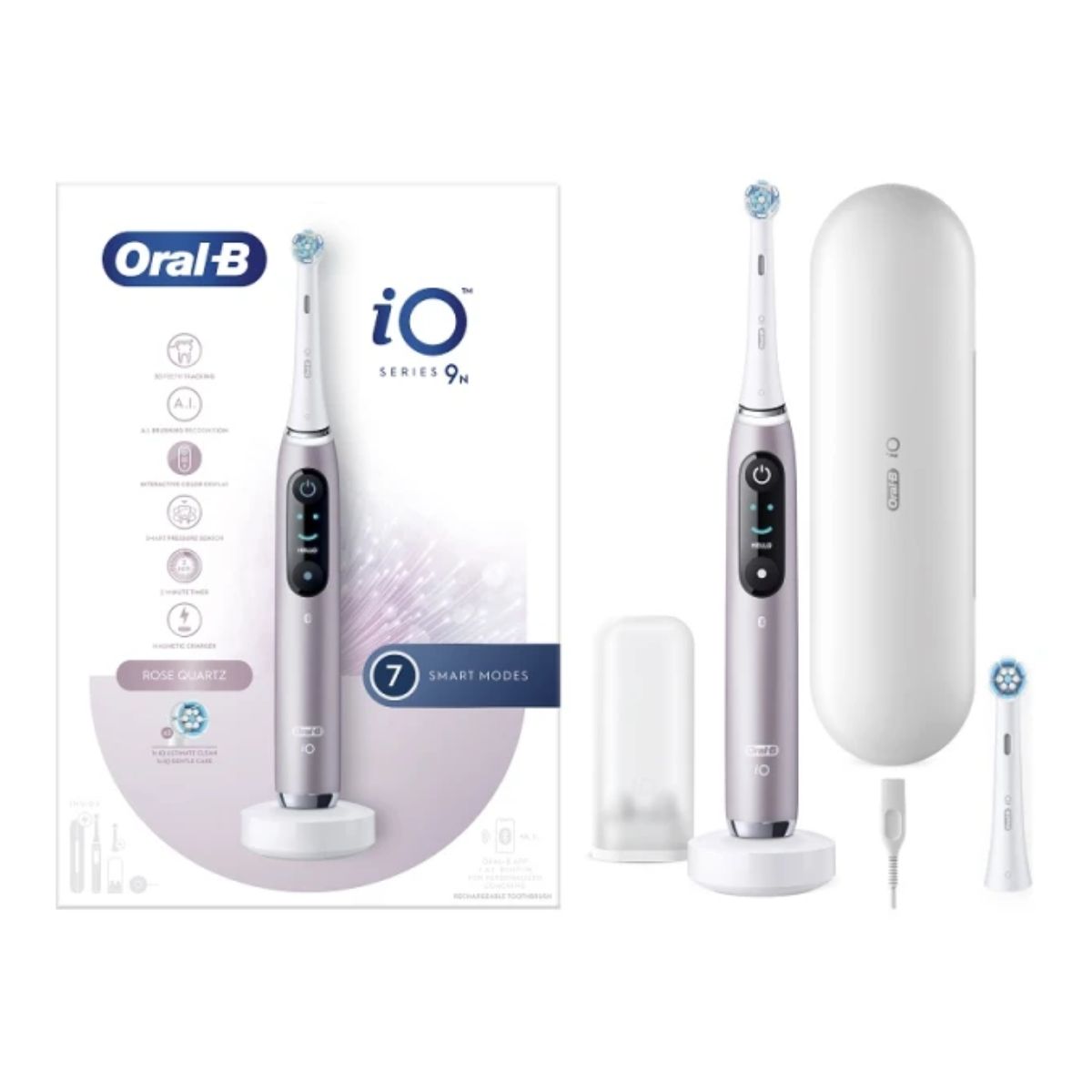 BRAUN Oral-B iO9N Magnetic Rose Ηλεκτρική Οδοντόβουρτσα, Ροζ | Braun| Image 1