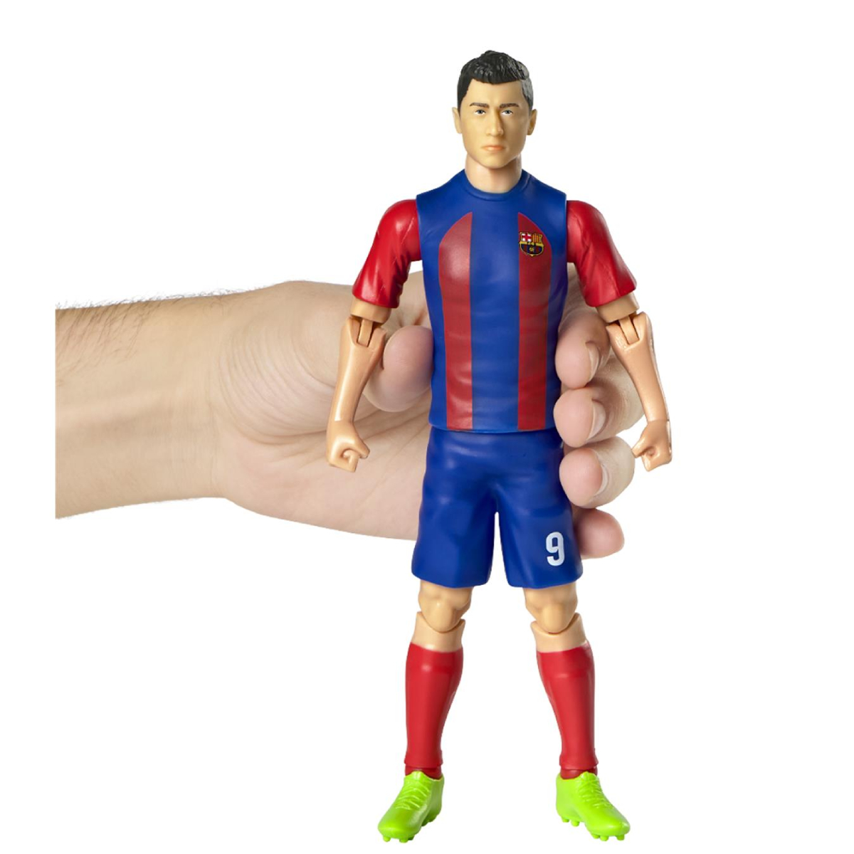 BANBO TOYS Φιγούρα Ποδοσφαίρου Fc Barcelona Robert Lewandowski, 20cm | Banbo-toys| Image 2