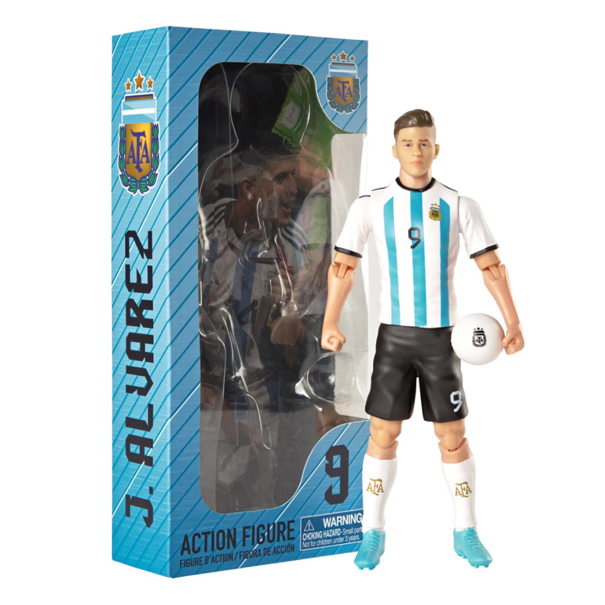 BANBO TOYS Φιγούρα Ποδοσφαίρου Argentina Julian Alvarez, 20cm | Banbo-toys| Image 2