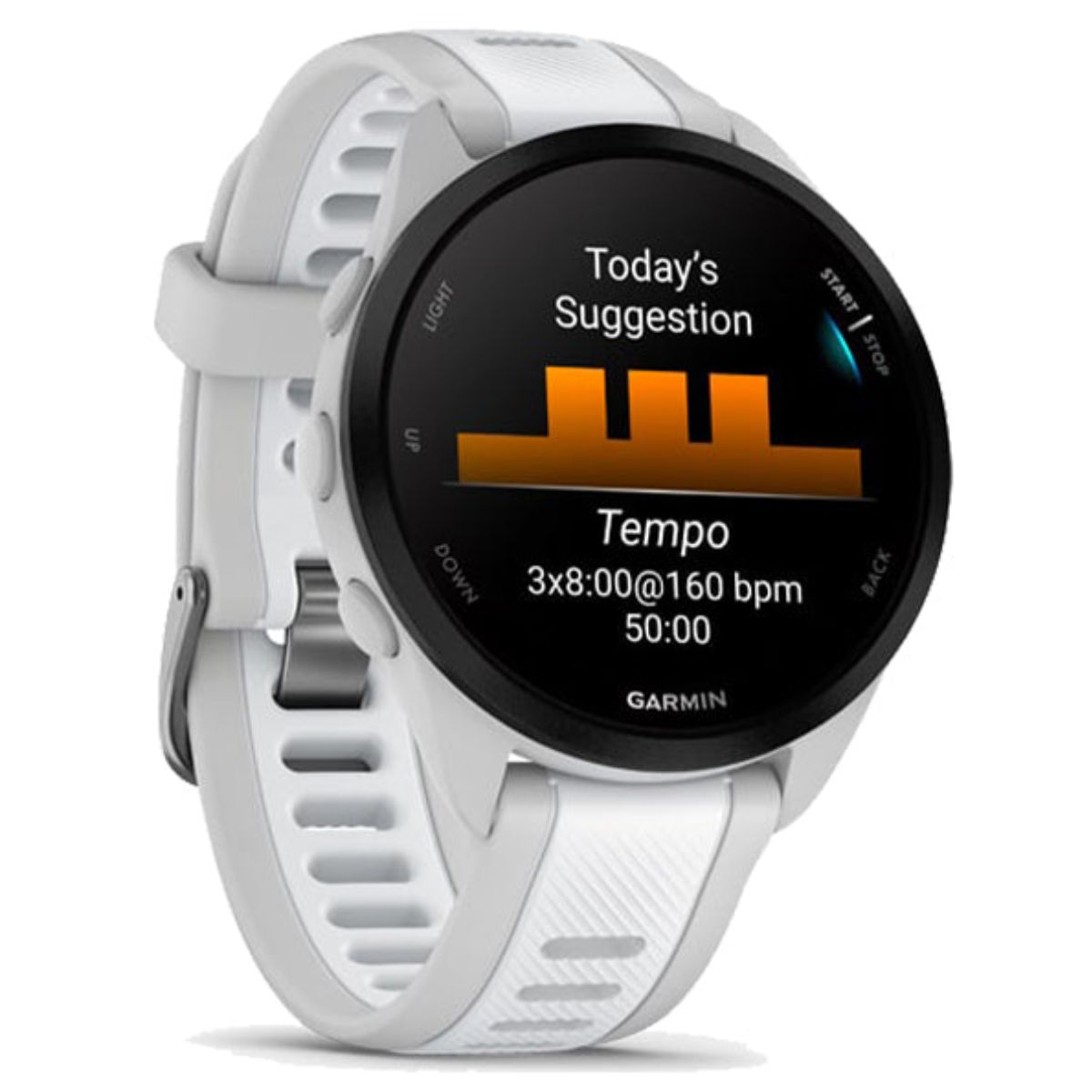 GARMIN 010-02863-31 Forerunner 165 Music Smartwatch, Άσπρο | Garmin| Image 3