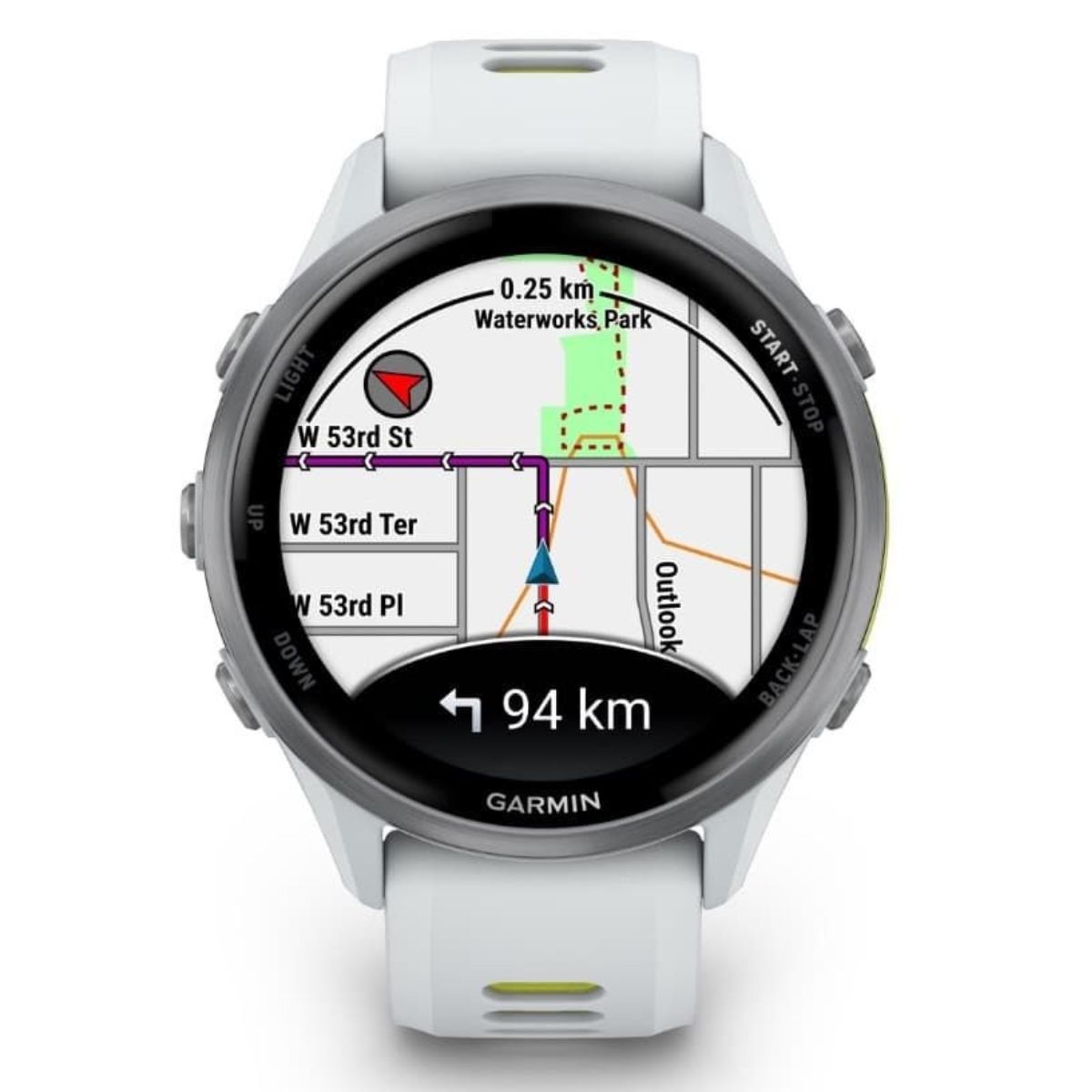 GARMIN 010-02969-11 Forerunner 970 Music Smartwatch, Άσπρο με Whitestone/Διάφανο Amp Yellow Λουράκι | Garmin| Image 5