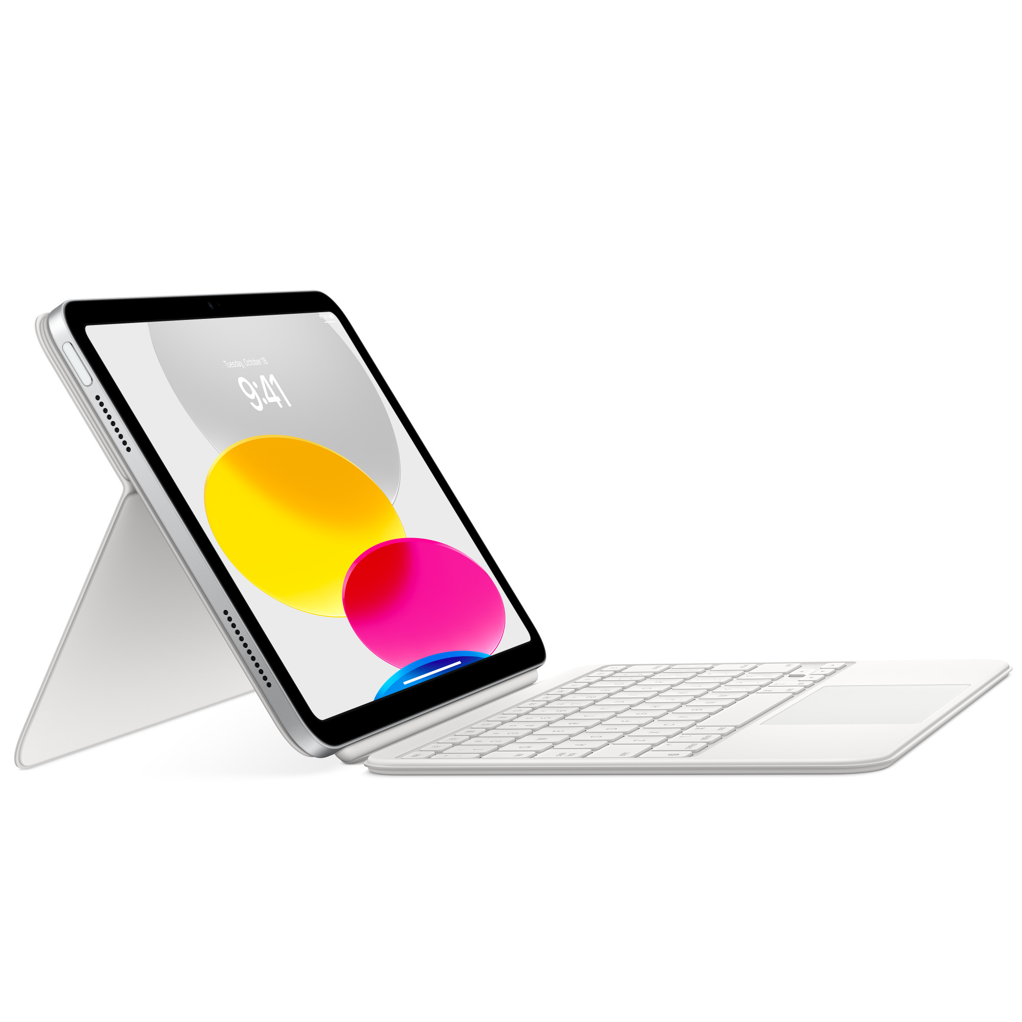 APPLE Magic Keyboard Folio για iPad (A16) - Διεθνές Αγγλικό Πληκτρολόγιο, Άσπρο | Apple| Image 4