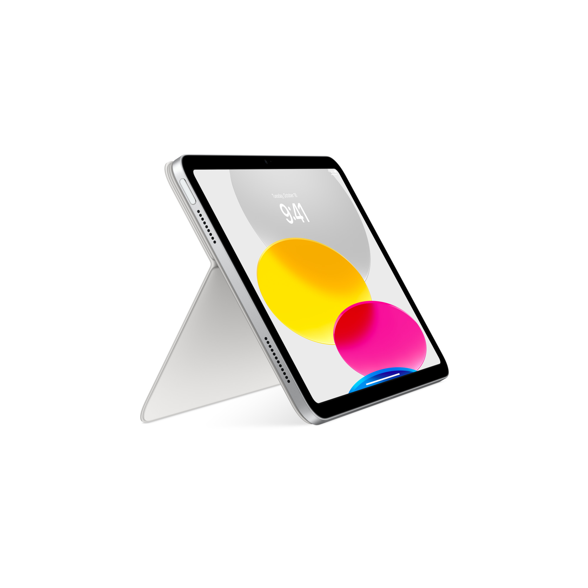 APPLE Magic Keyboard Folio για iPad (A16) - Διεθνές Αγγλικό Πληκτρολόγιο, Άσπρο | Apple| Image 5