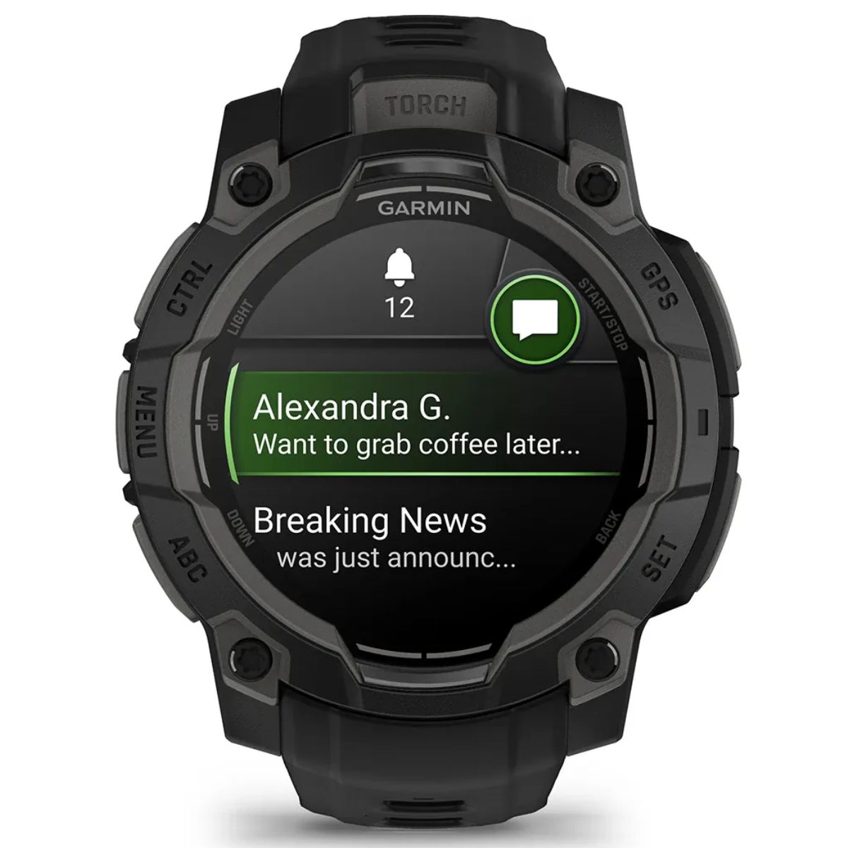 GARMIN 010-02936-00 Instinct 3 AMOLED Smartwatch, Μαύρο | Garmin| Image 2