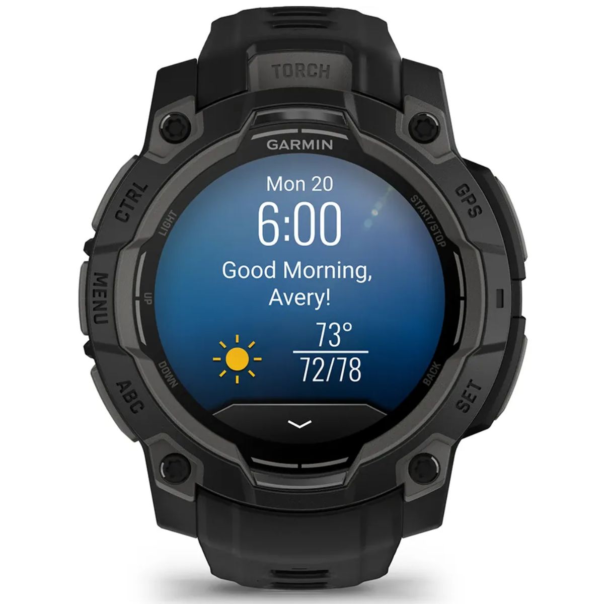 GARMIN 010-02936-00 Instinct 3 AMOLED Smartwatch, Μαύρο | Garmin| Image 3