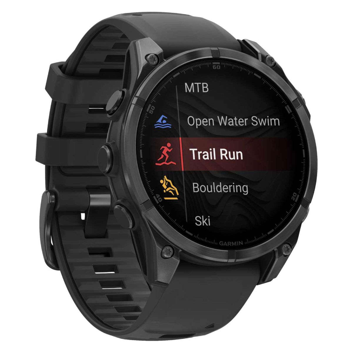 GARMIN 010-02904-00 Fenix 8 AMOLED Smartwatch, Γκρίζο με Μαύρο Λουράκι | Garmin| Image 3
