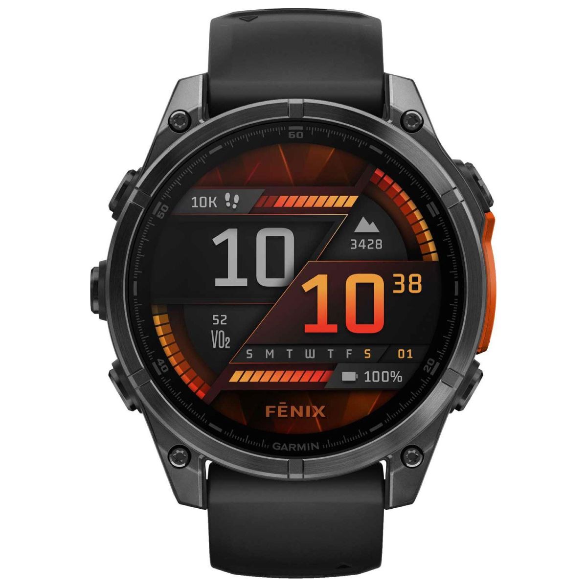 GARMIN 010-02904-00 Fenix 8 AMOLED Smartwatch, Γκρίζο με Μαύρο Λουράκι | Garmin| Image 2