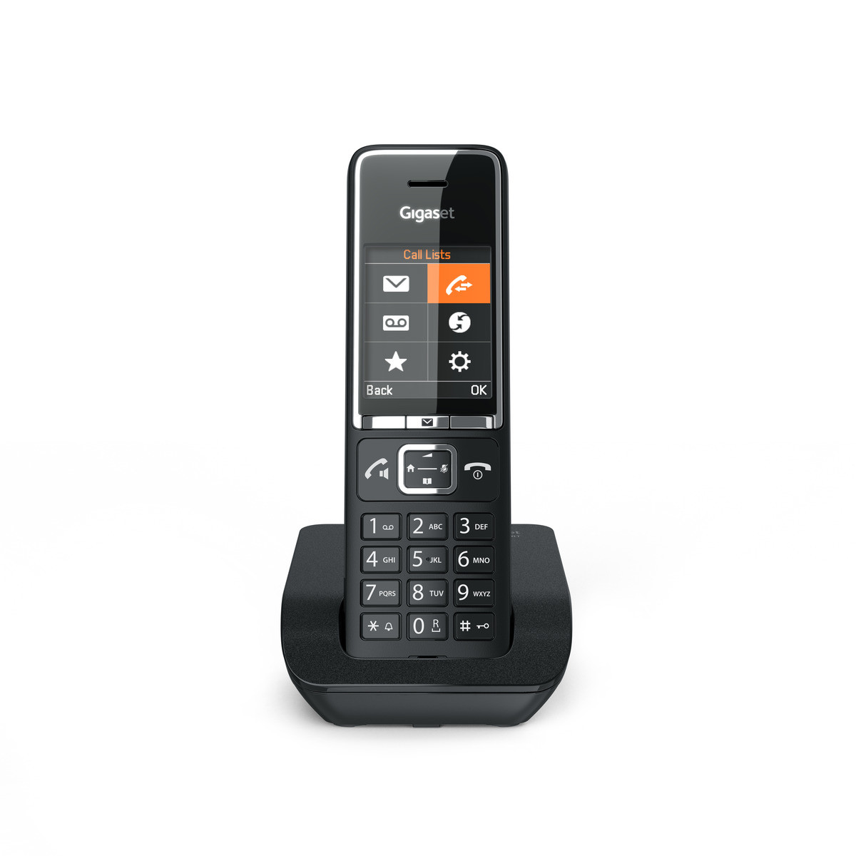 GIGASET Comfort 550 Ασύρματο Τηλέφωνο, Μαύρο | Gigaset| Image 2