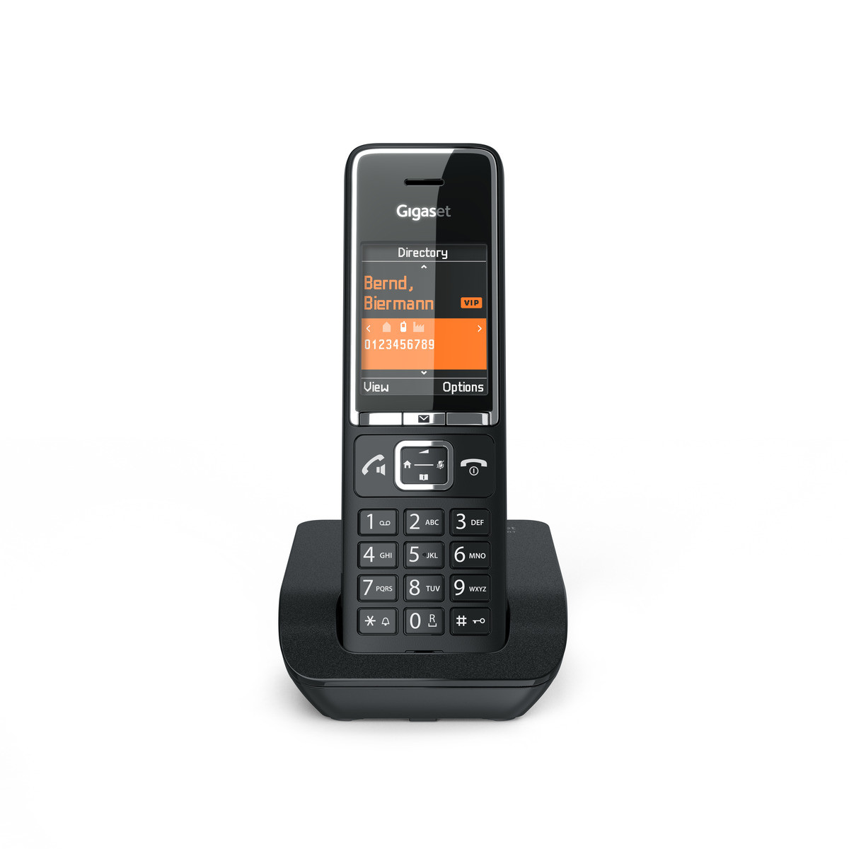 GIGASET Comfort 550 Ασύρματο Τηλέφωνο, Μαύρο | Gigaset| Image 3