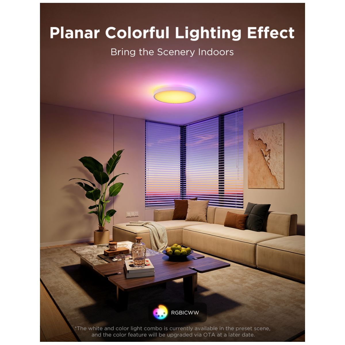 GOVEE H60A6 Pro Smart LED Ceiling Light, Colourful  | Govee| Image 3