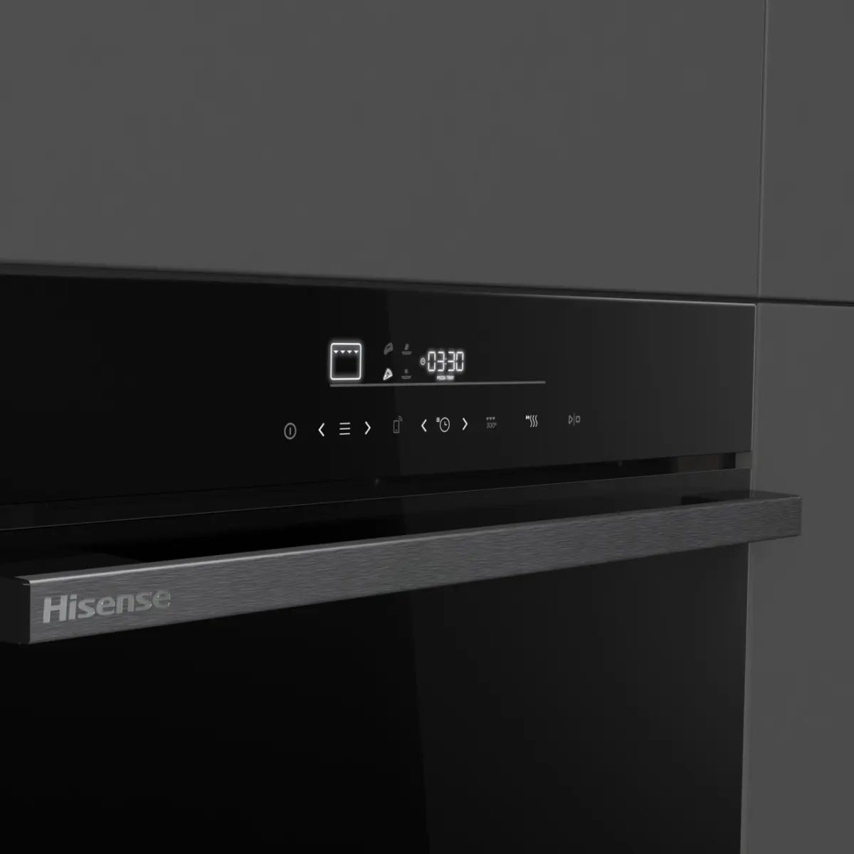HISENSE HO66F PizzaChef Εντοιχιζόμενος Φούρνος με Πυρόλυση 77Lt, Μαύρο | Hisense| Image 4