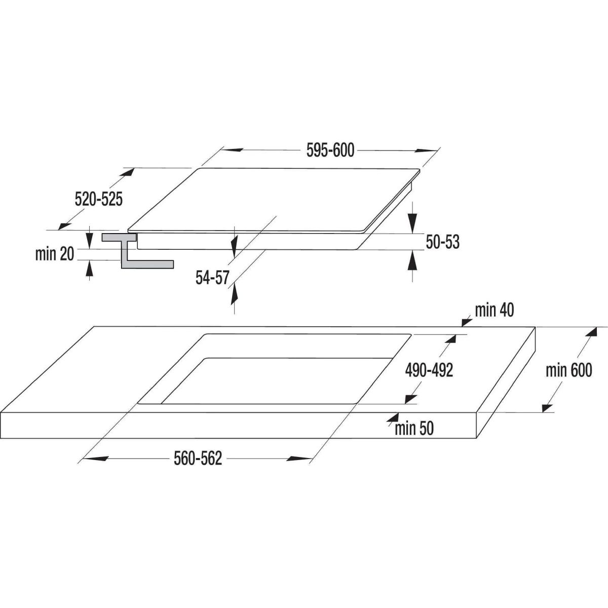 HISENSE E6432C Ceramic Hob, 60cm | Hisense| Image 4