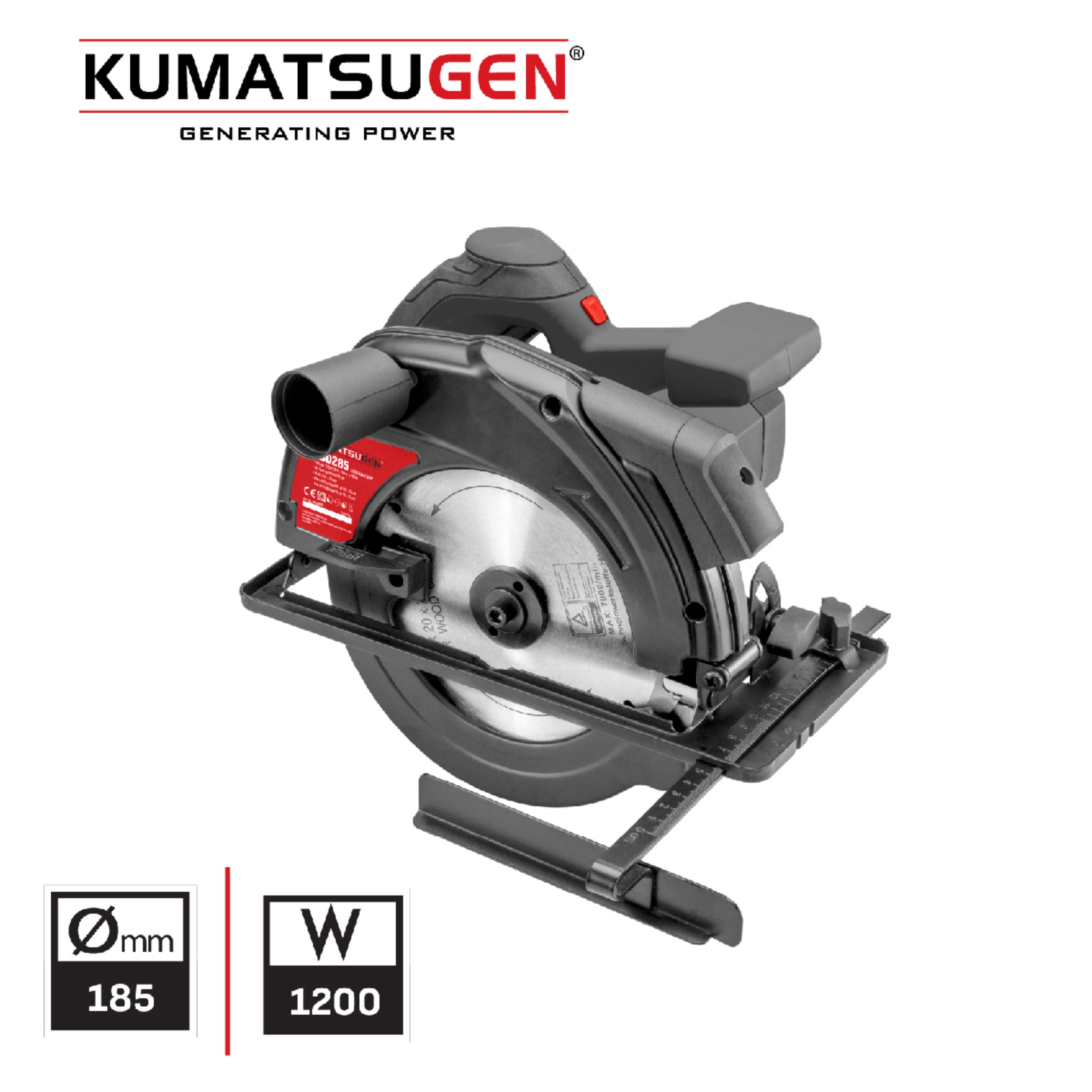 KUMATSUGEN KSD285 Ηλεκτρικό Κυκλικό Δισκοπρίονο, 1200W | Kumatsugen| Image 1