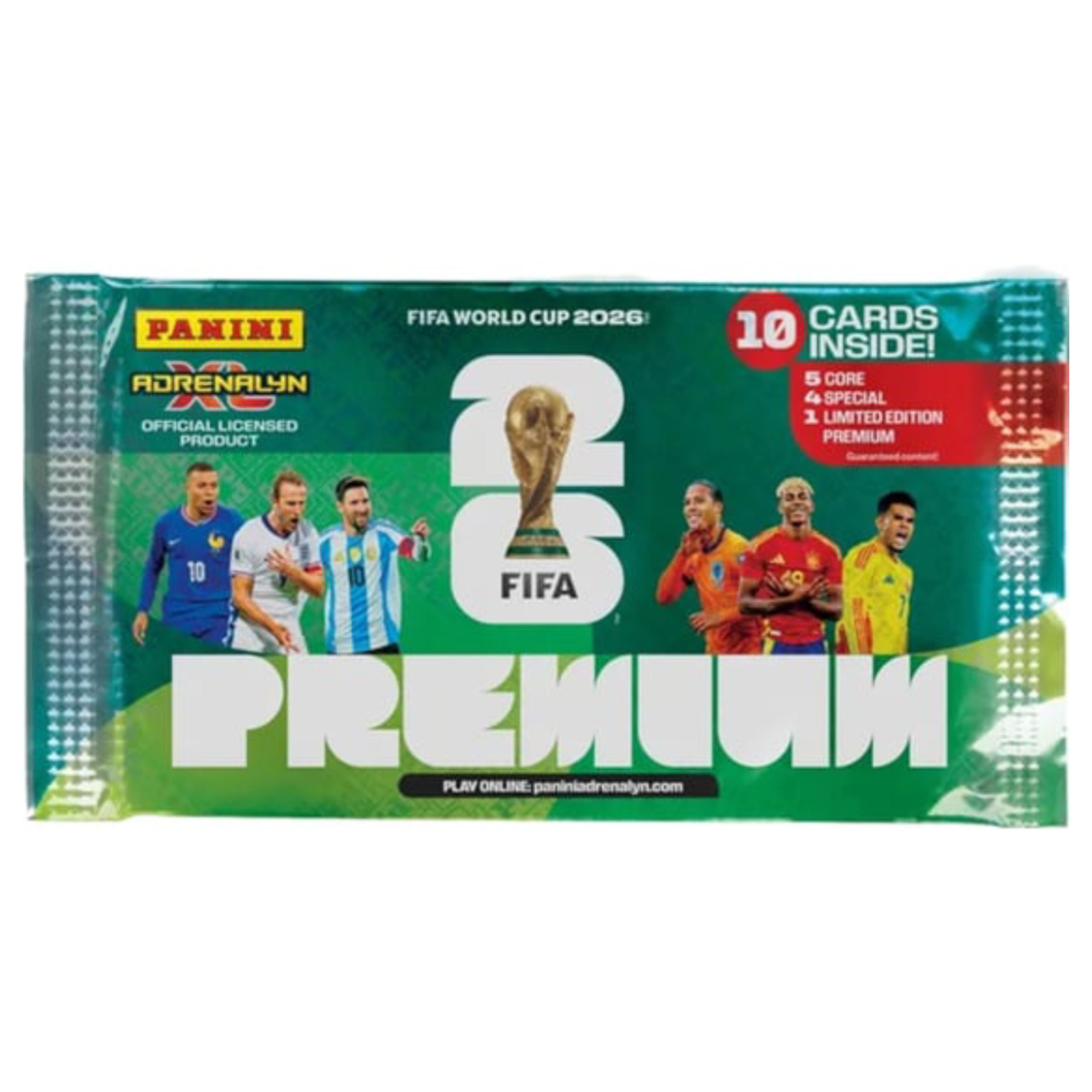 Image of suggested product: PANINI FIFA 118240-DP10 Συλλεκτικό Πακέτο Κάρτες FIFA 365 2026 Adrenalyn XL Premium Booster, (1 Φακελάκι)