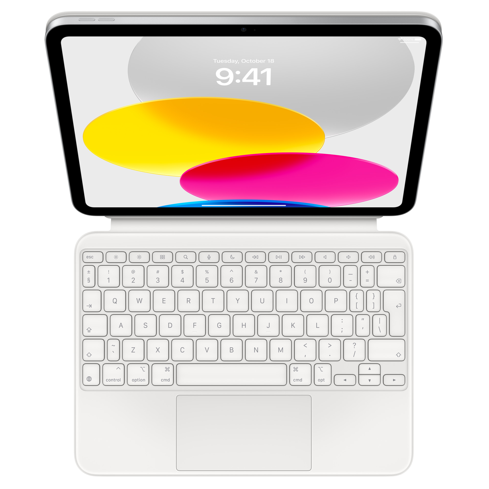 Image of suggested product: APPLE Magic Keyboard Folio για iPad (A16) - Ελληνικό Πληκτρολόγιο, Άσπρο