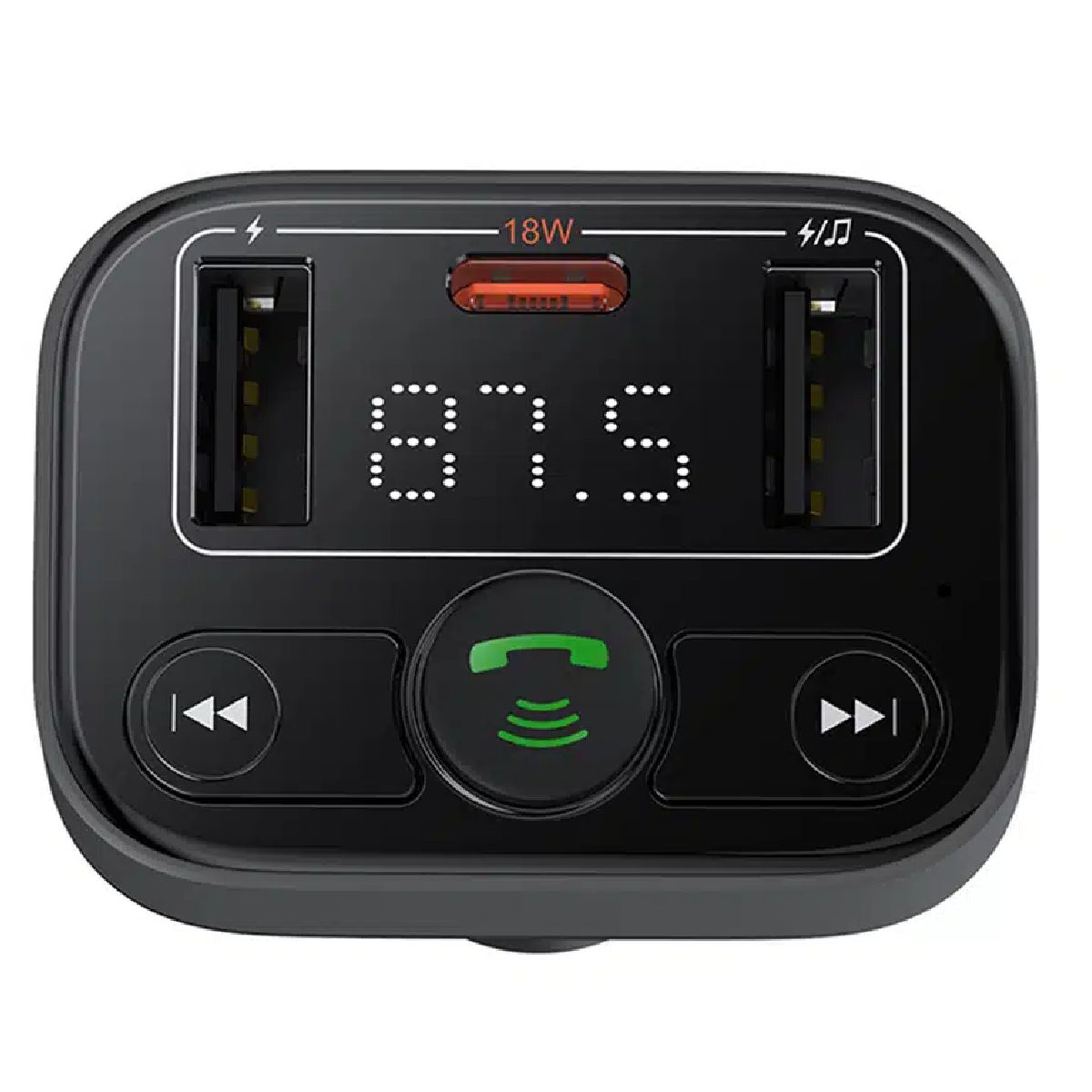 BASEUS C10762300113-00 S-09 Lite FM Transmitter and Car Charger, 18 Watts | Baseus| Image 3