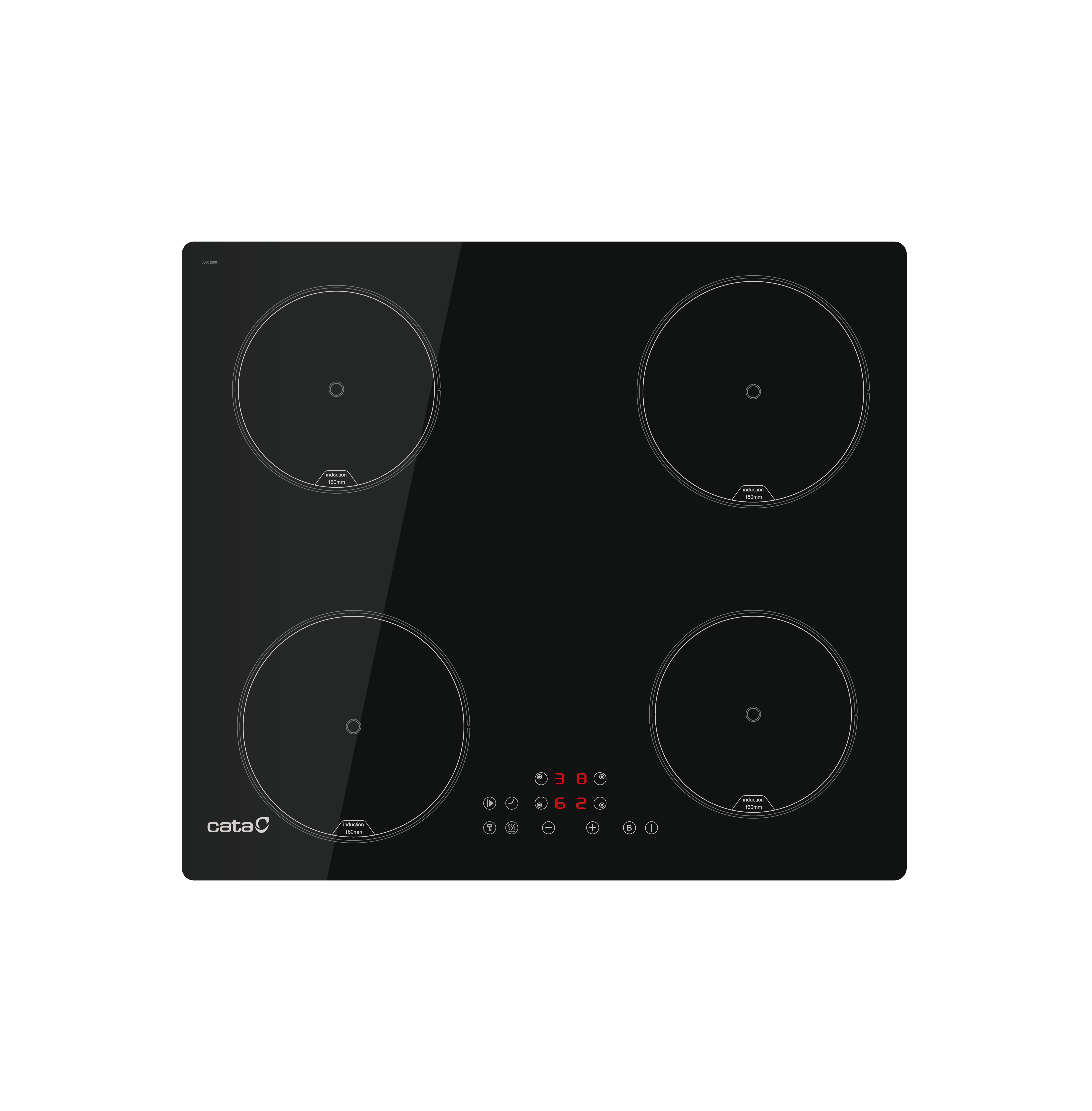 Image of suggested product: CATA IB 6304E2 BK Επαγωγική Εστία, 52cm 