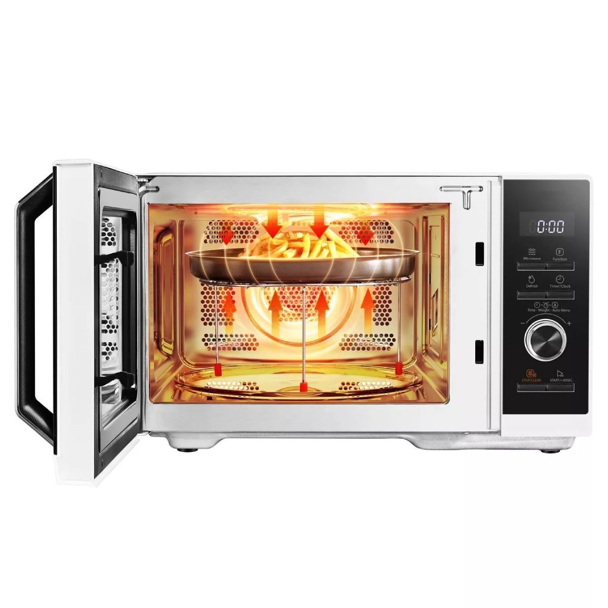 TOSHIBA MW3-AC26SF Microwave Oven with Air Fryer, White | Toshiba| Image 3