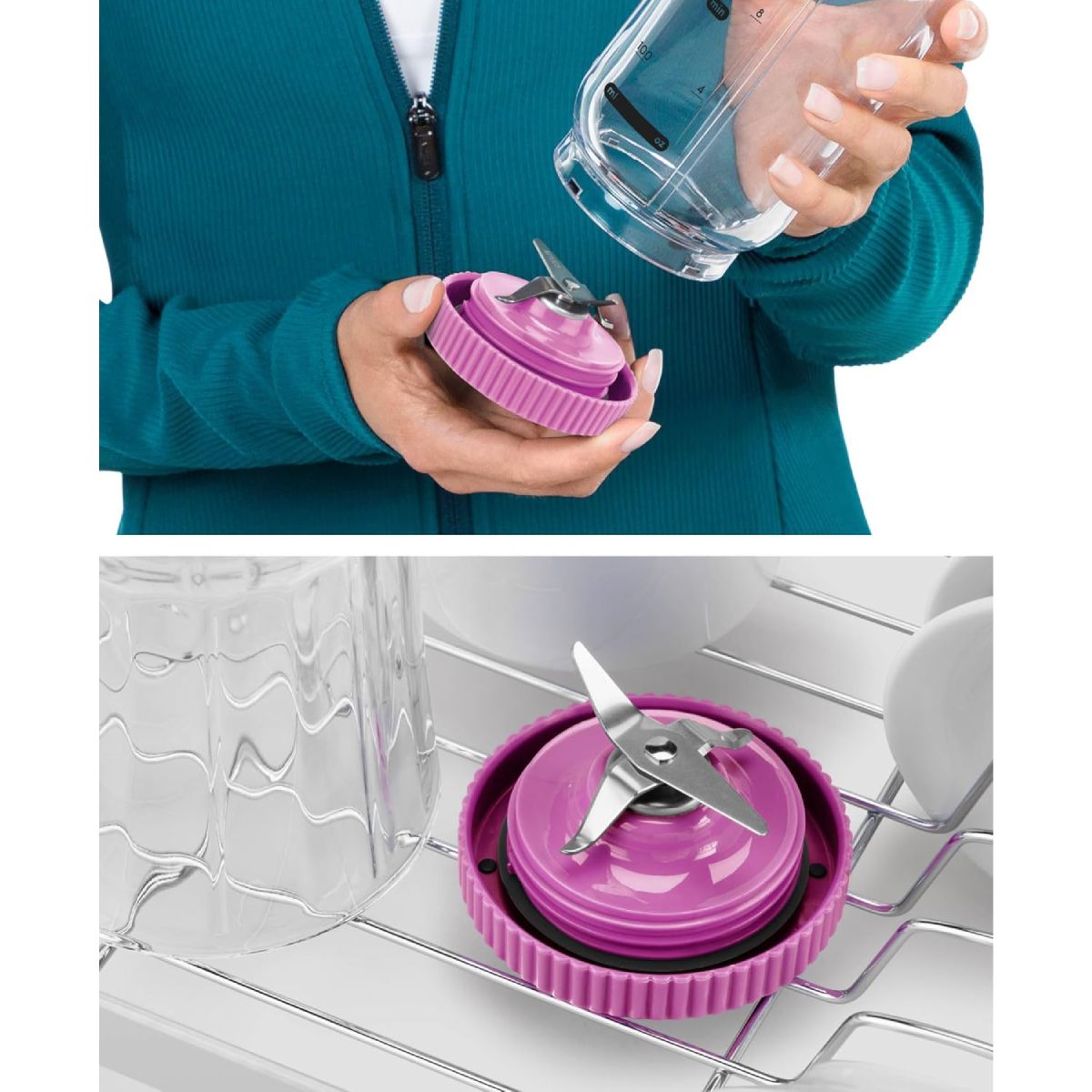 NUTRIBULLET NBP013VT Flex to Go Φορητό Μπλέντερ, Μωβ της Ορχιδέας | Nutribullet| Image 6