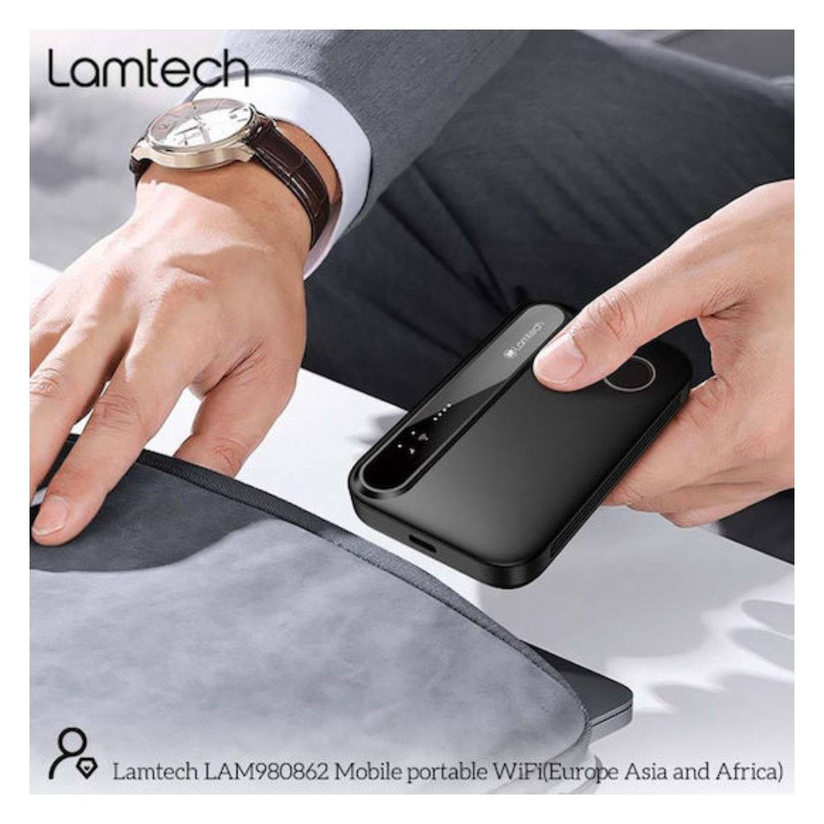 LAMTECH LAM980862 Wi-Fi 6 AX Router Ασύρματο Router Υψηλών Ταχυτήτων Dual Band | Lamtech| Image 3