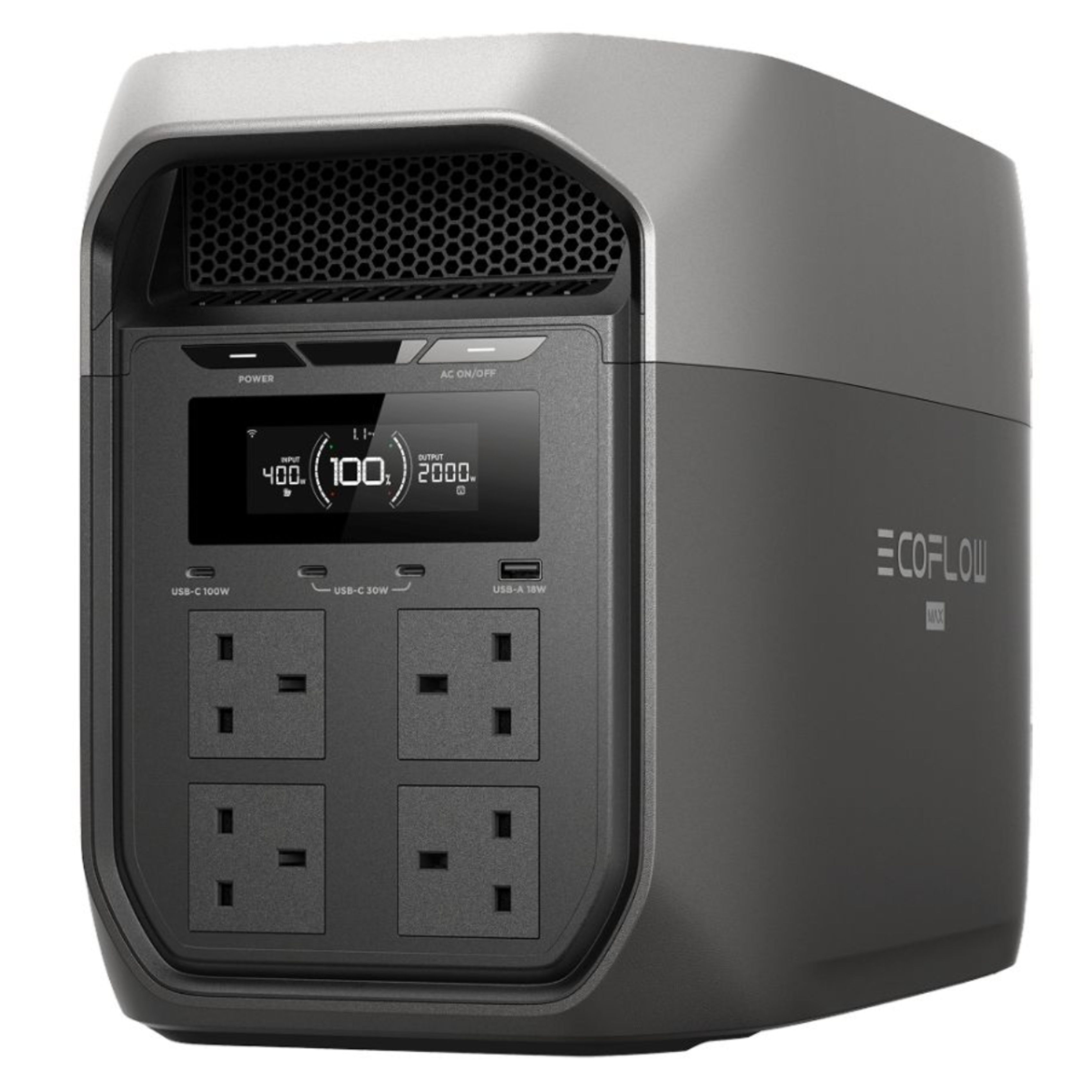 ECOFLOW Delta 3 Max Φορητός Σταθμός Ενέργειας, 2400 Watts  | Ecoflow| Image 2