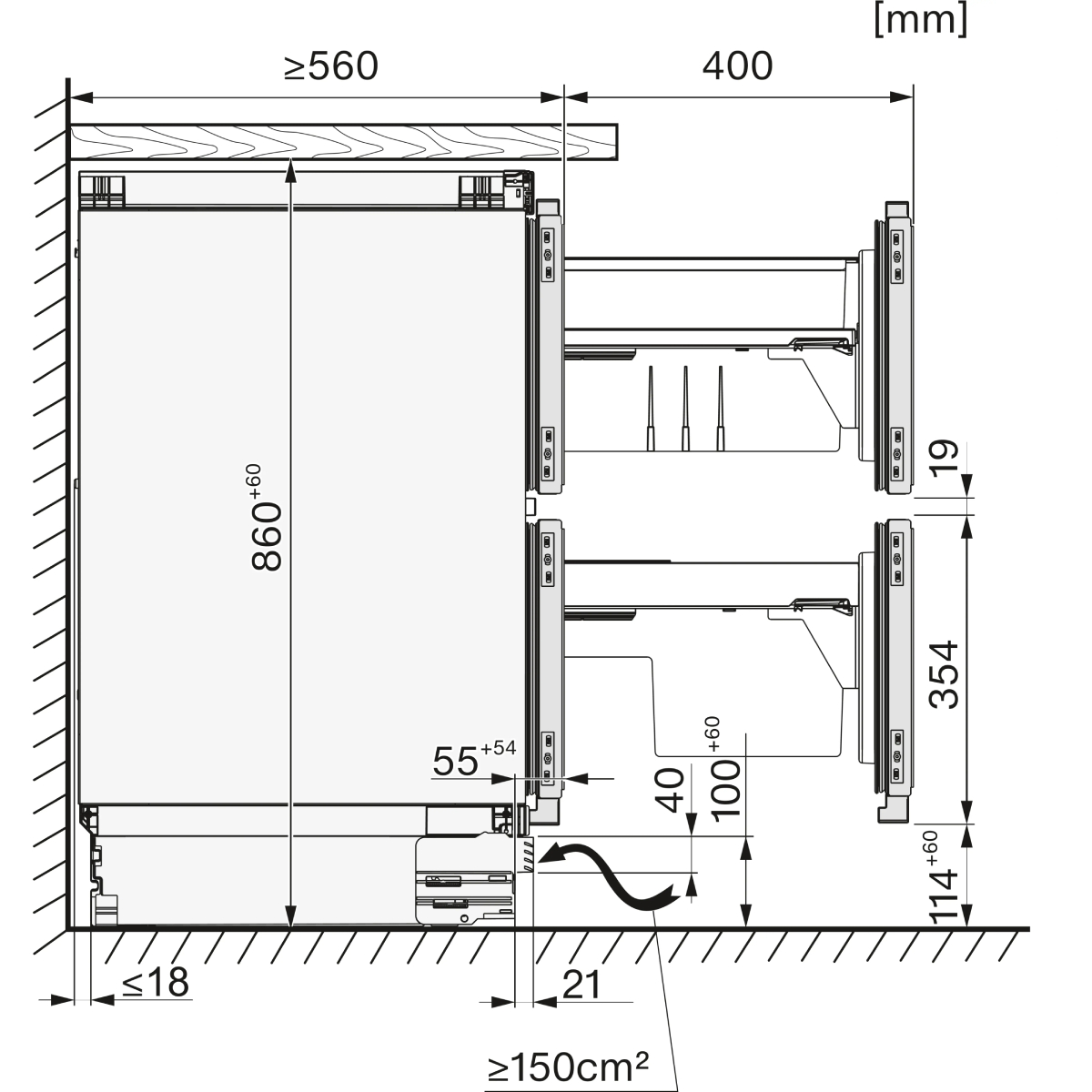 MIELE KU 7175 D Εντοιχιζόμενο Ψυγείο Κάτω Πάγκου | Miele| Image 6
