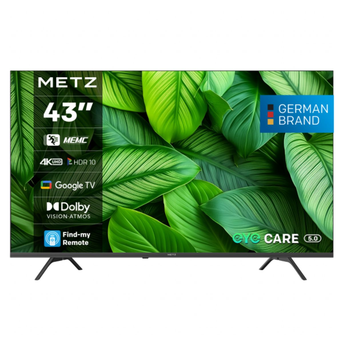 METZ 43MUF7000Z QLED+ 4K Ultra HD Google Τηλεόραση, 43" | Metz| Image 1