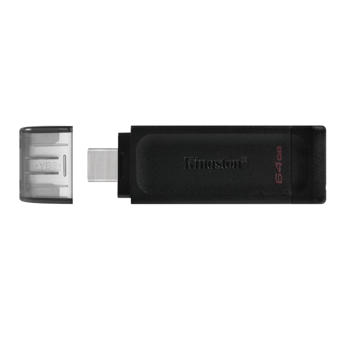 KINGSTON DT70 Data Traveler 64GB USB 3.2 Μνήμη Flash Drive, Μαύρο  | Kingston| Image 2