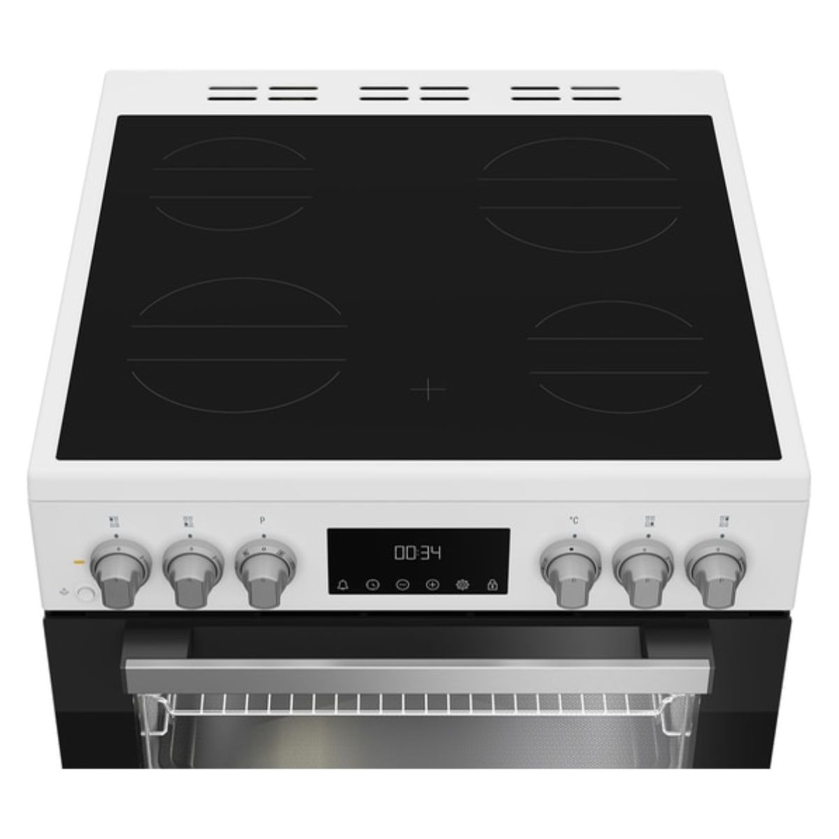 WHIRLPOOL W6V8LCSW Ελεύθερη Κεραμική Κουζίνα, Άσπρο  | Whirlpool| Image 3
