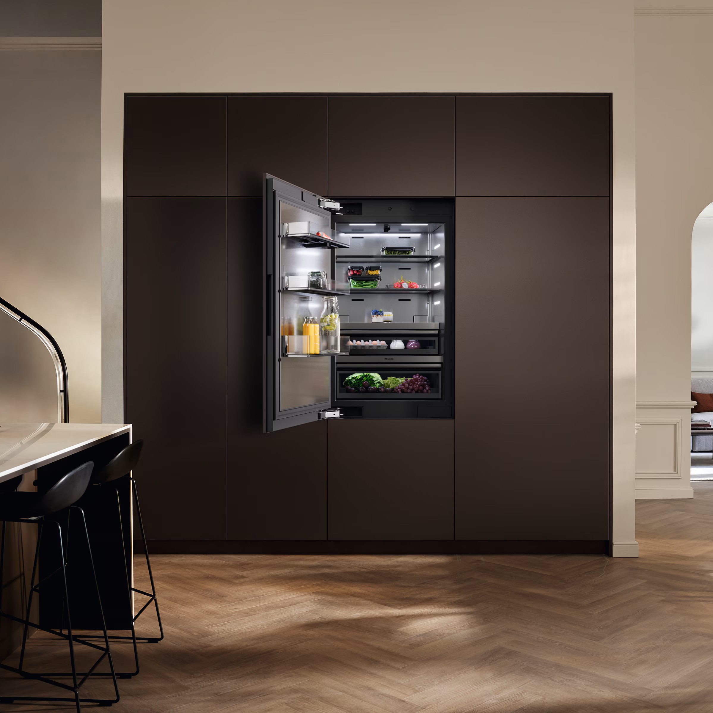 Miele KFMC 3834 L D  MasterCool Εντοιχιζόμενο Ψυγείο-Καταψύκτης με IceMaker | Miele| Image 6