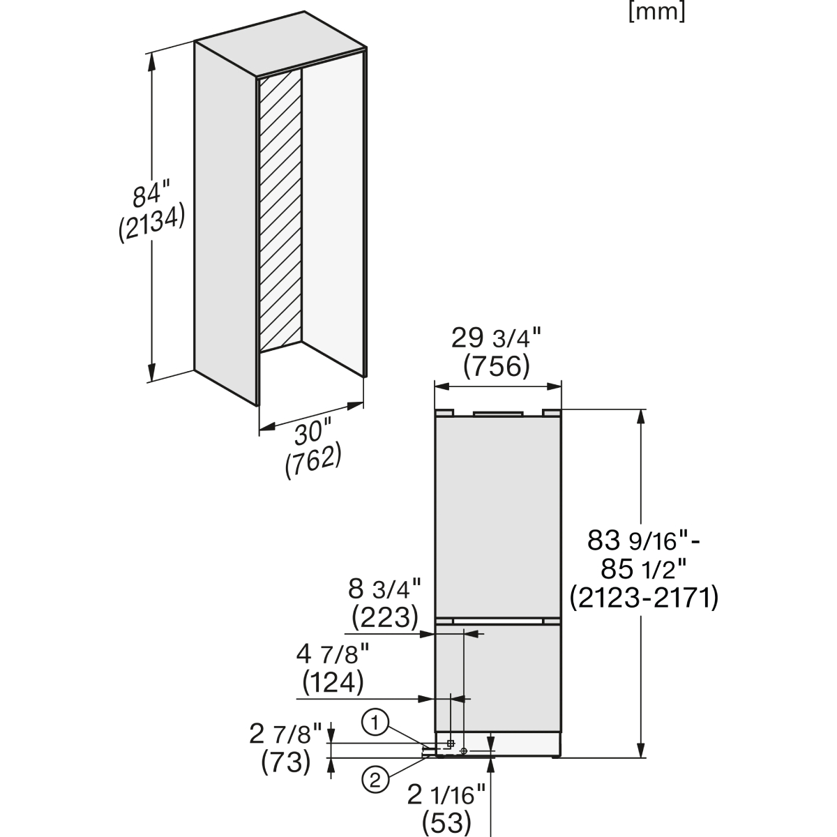 Miele KFMC 3834 L D  MasterCool Εντοιχιζόμενο Ψυγείο-Καταψύκτης με IceMaker | Miele| Image 12