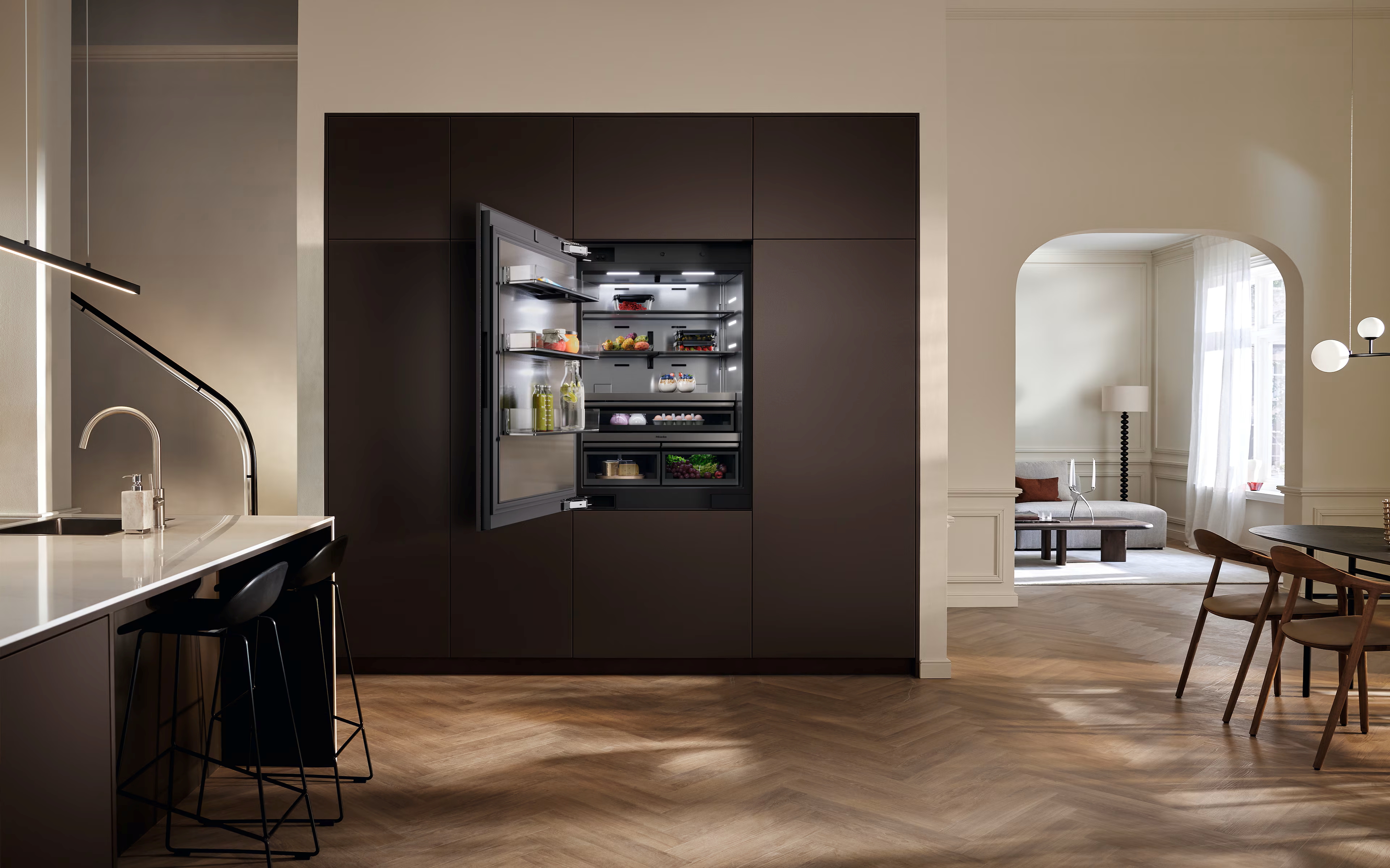 MIELE KFMC 3844 L D MasterCool Εντοιχιζόμενος Ψυγειοκαταψύκτης με IceMaker | Miele| Image 5