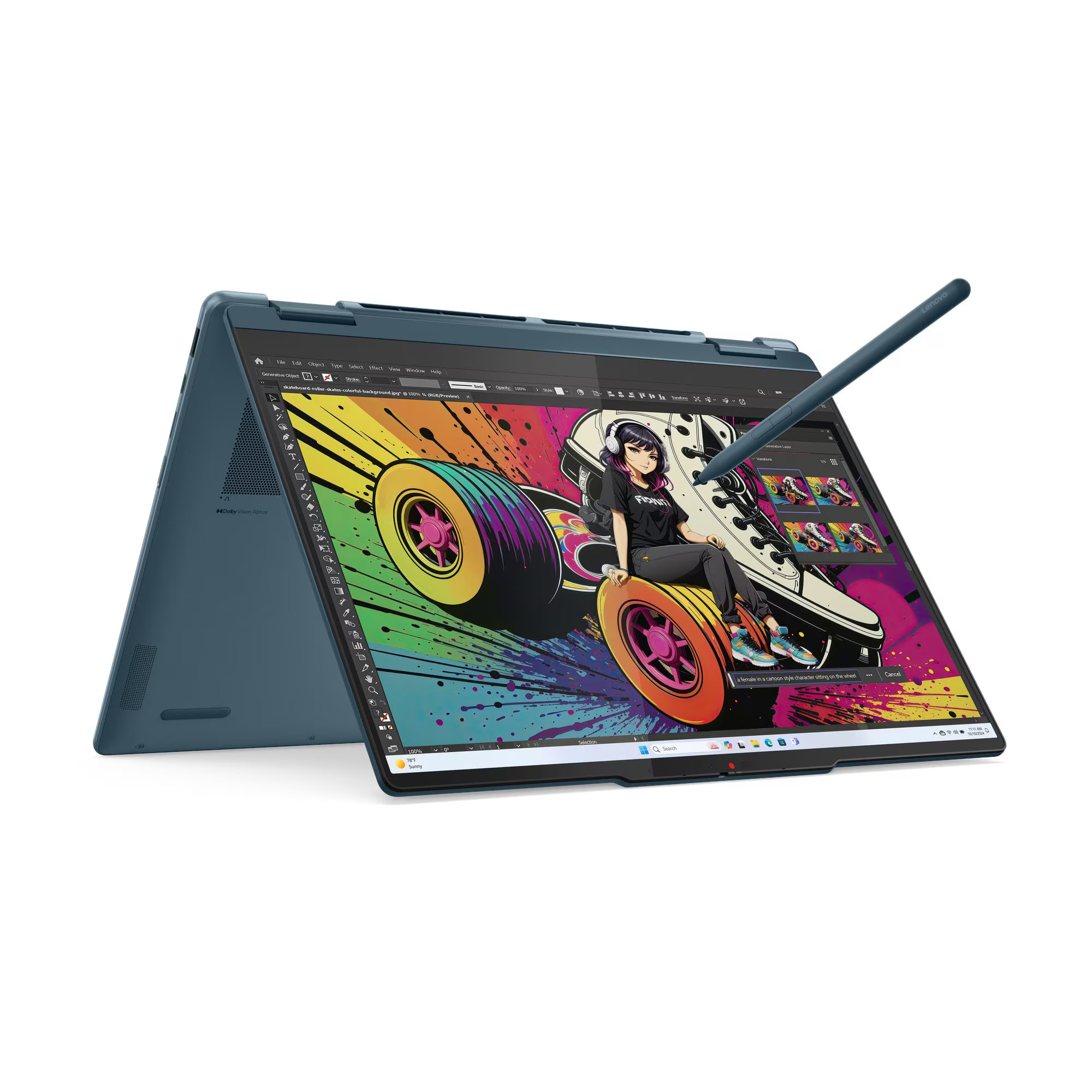 LENOVO 83JR00AUCY Yoga 7 2-in-1 Φορητός Υπολογιστής 14", Τυρκουάζ  | Lenovo| Image 1
