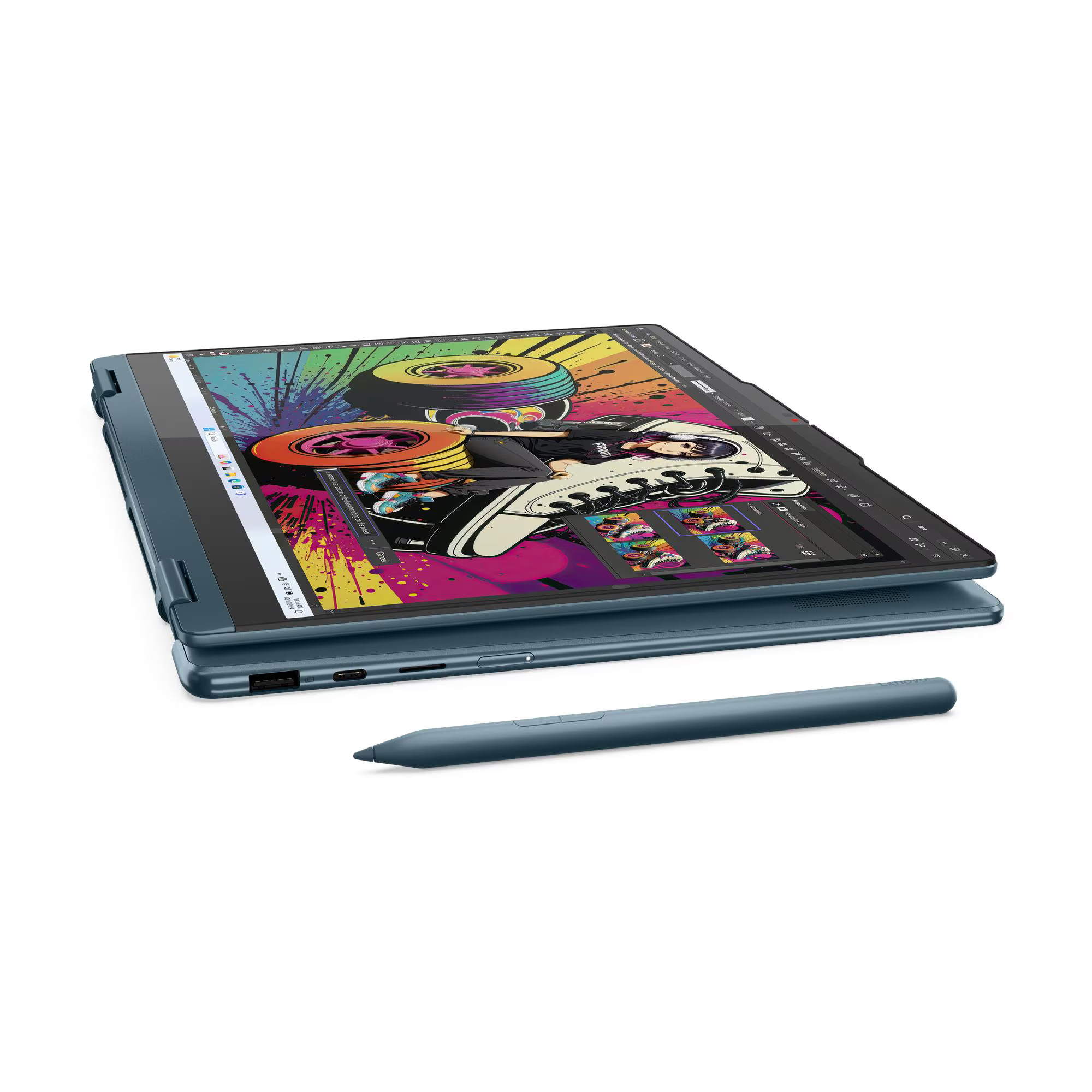 LENOVO 83JR00AUCY Yoga 7 2-in-1 Φορητός Υπολογιστής 14", Τυρκουάζ  | Lenovo| Image 4